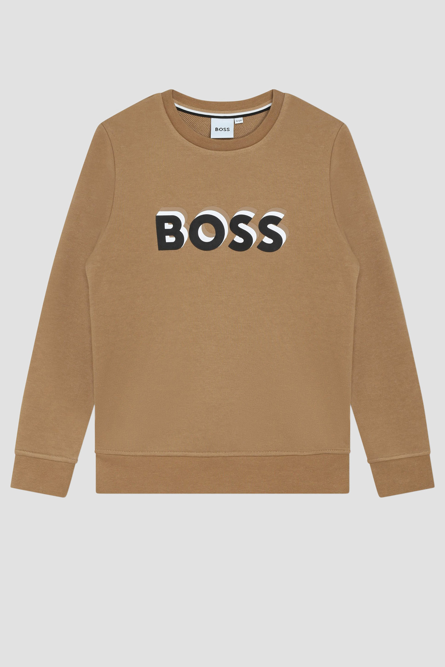 Детский бежевый свитшот BOSS kids J50717;269