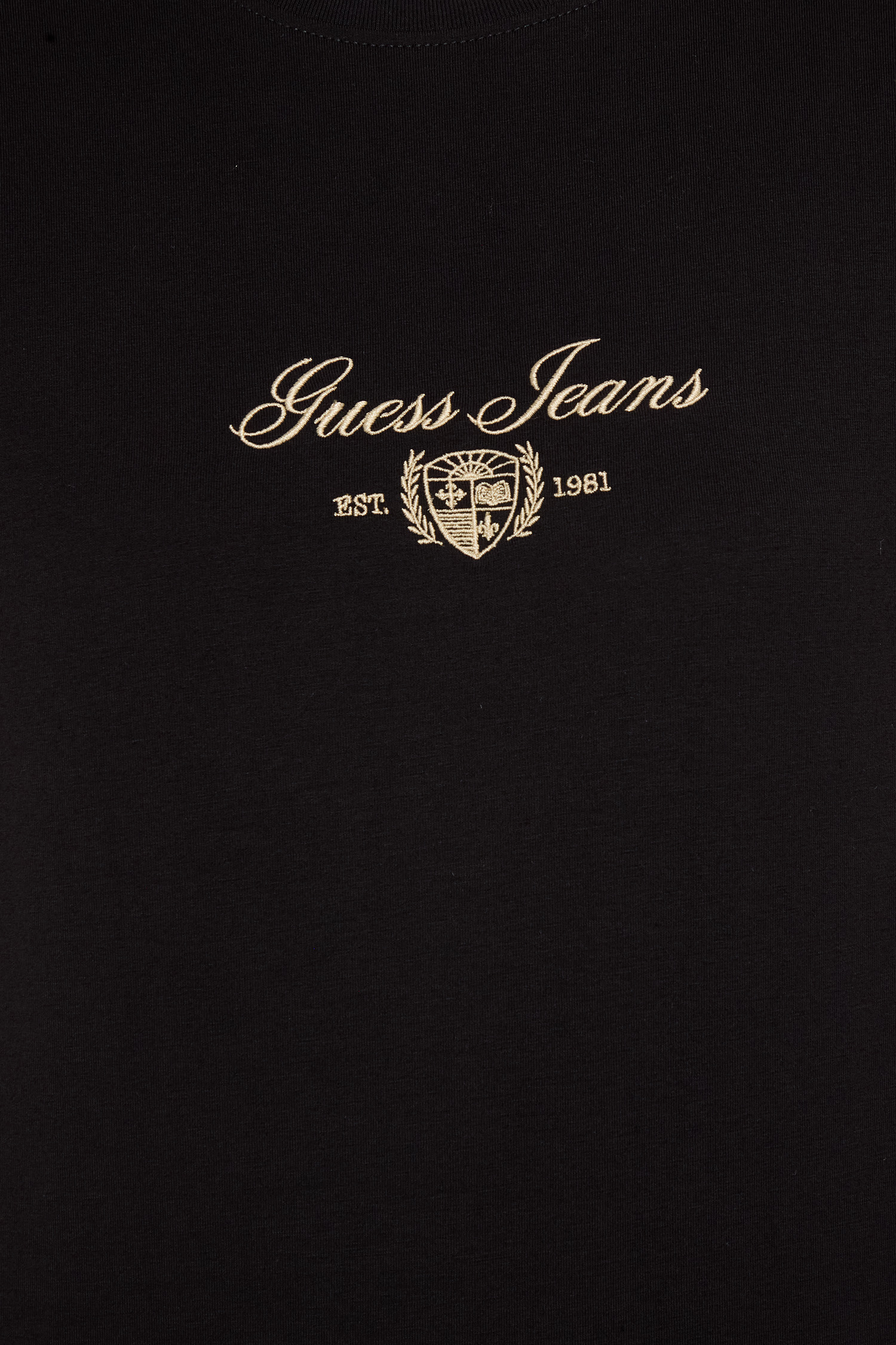 Женская черная футболка Guess Jeans W5BI09.J1314;JBLK