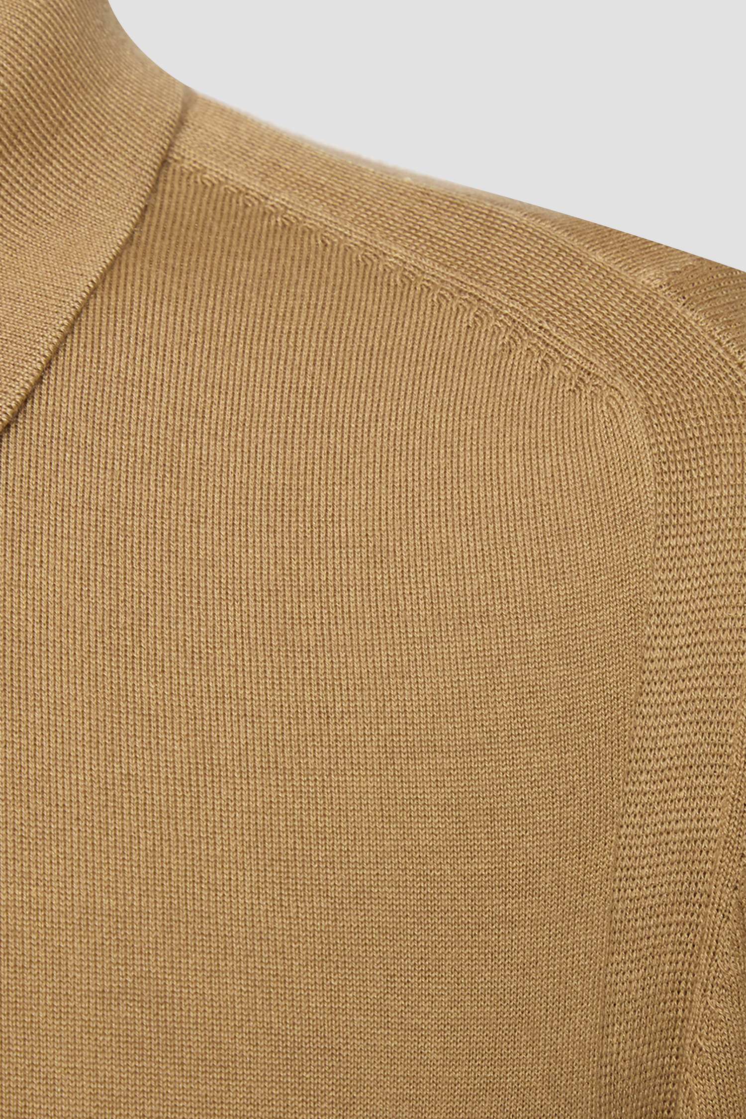 Мужское бежевое шерстяное поло BOSS 50509224;260