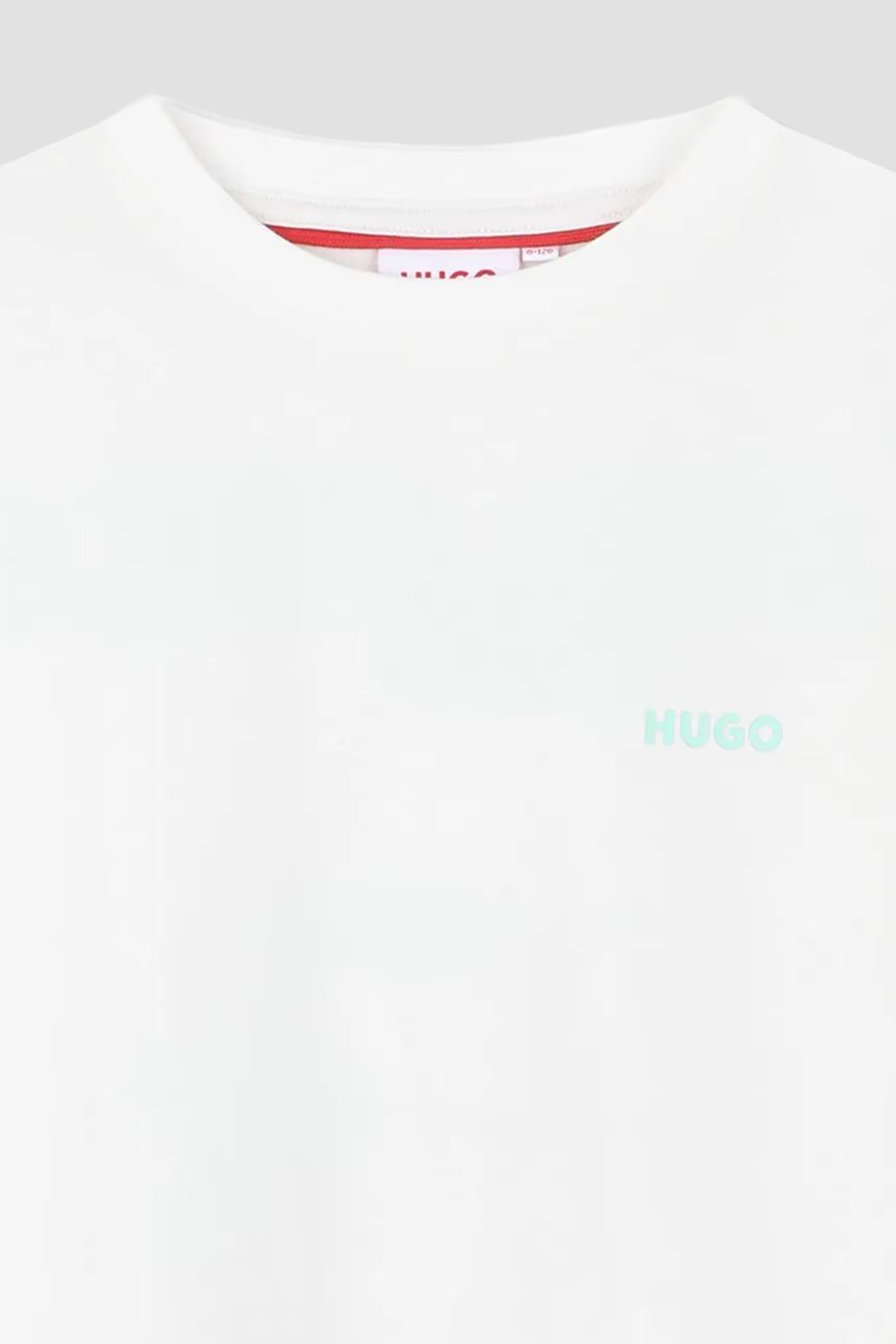 Дитяча біла футболка HUGO kids G01023;C153