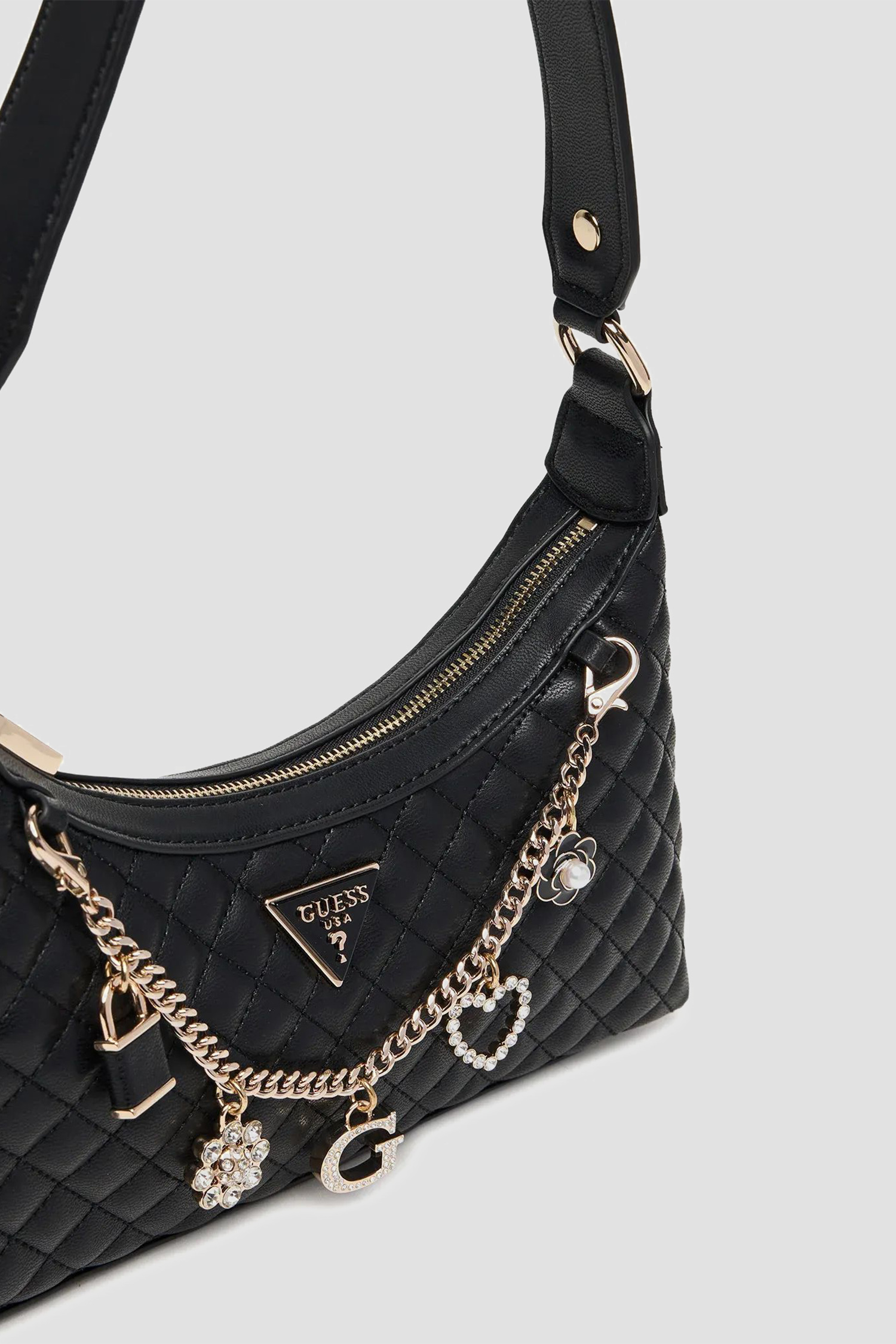 Женская черная сумка Guess HWEG86.79180;BLA