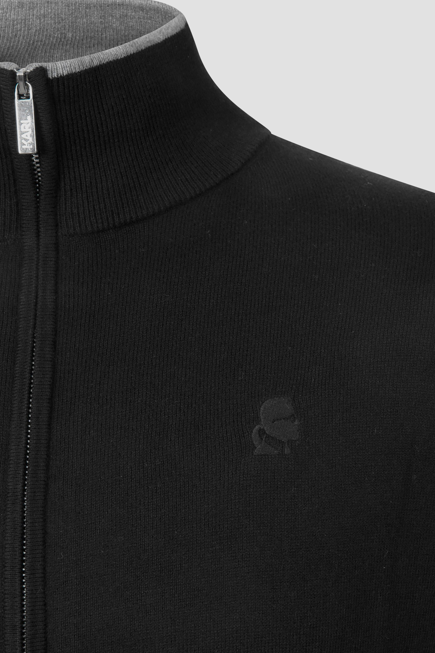 Чоловічий чорний кардиган Karl Lagerfeld 563300.655004;990