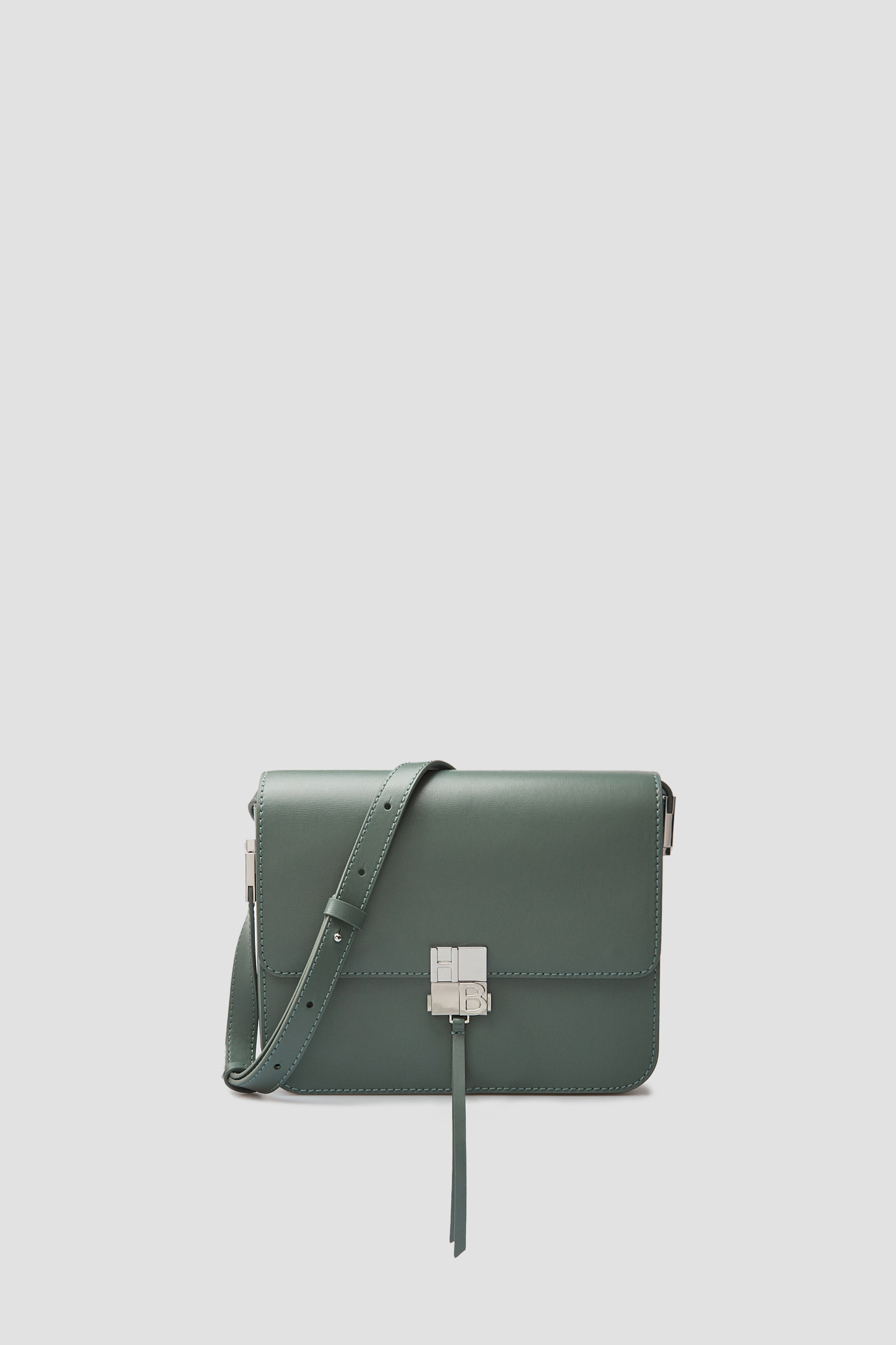 Зеленая кожаная сумка для девушек BOSS 50435437;330