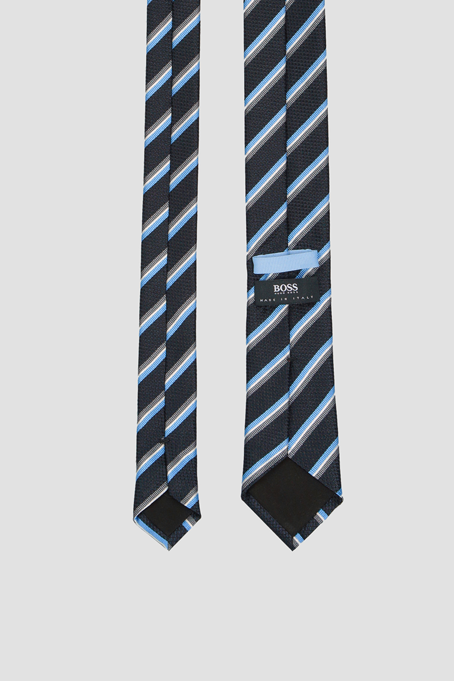 Чоловіча чорна шовкова краватка BOSS 50461848;404