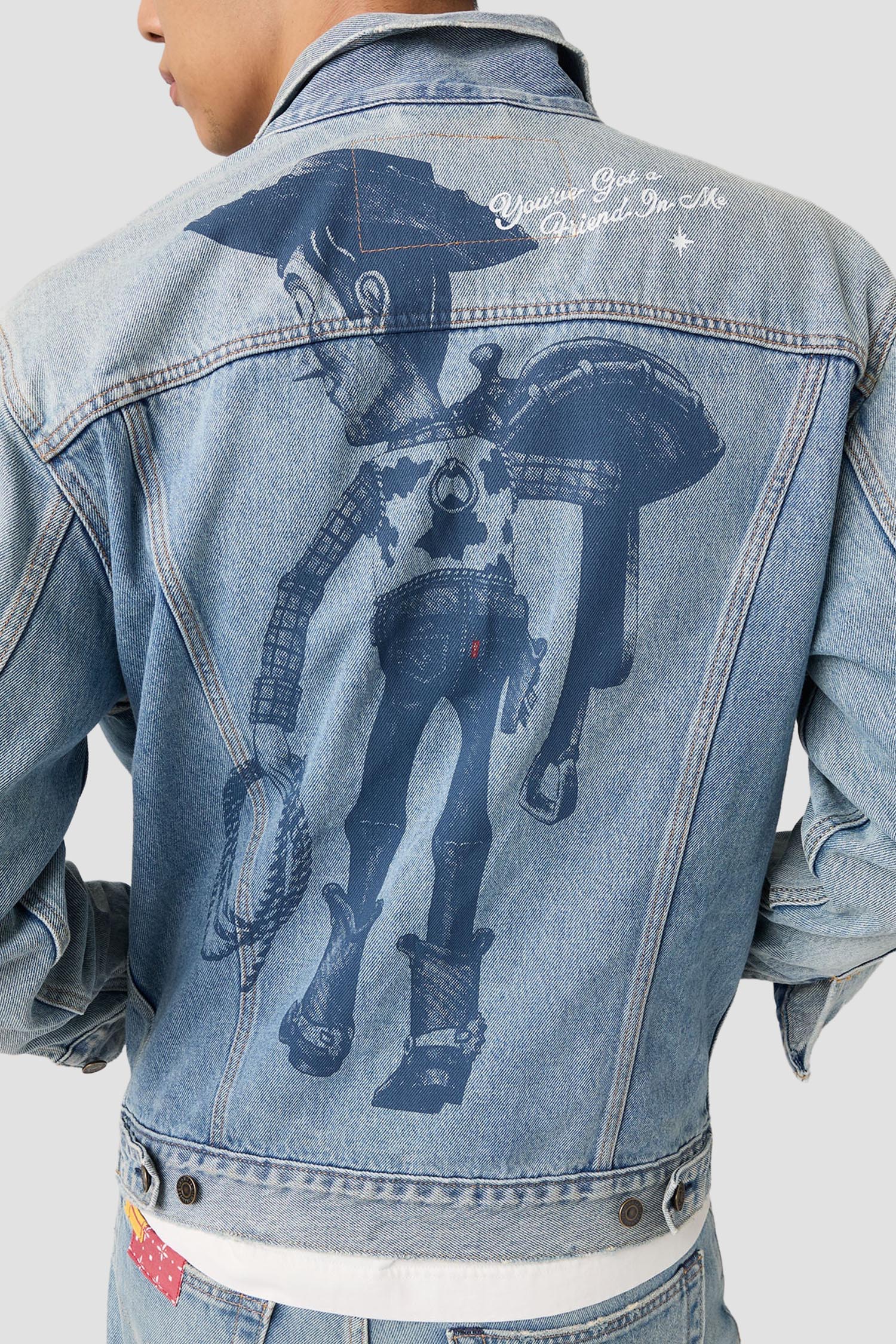 Чоловіча блакитна джинсова куртка Levi's® x Toy Story Levi’s® 0034J;0000