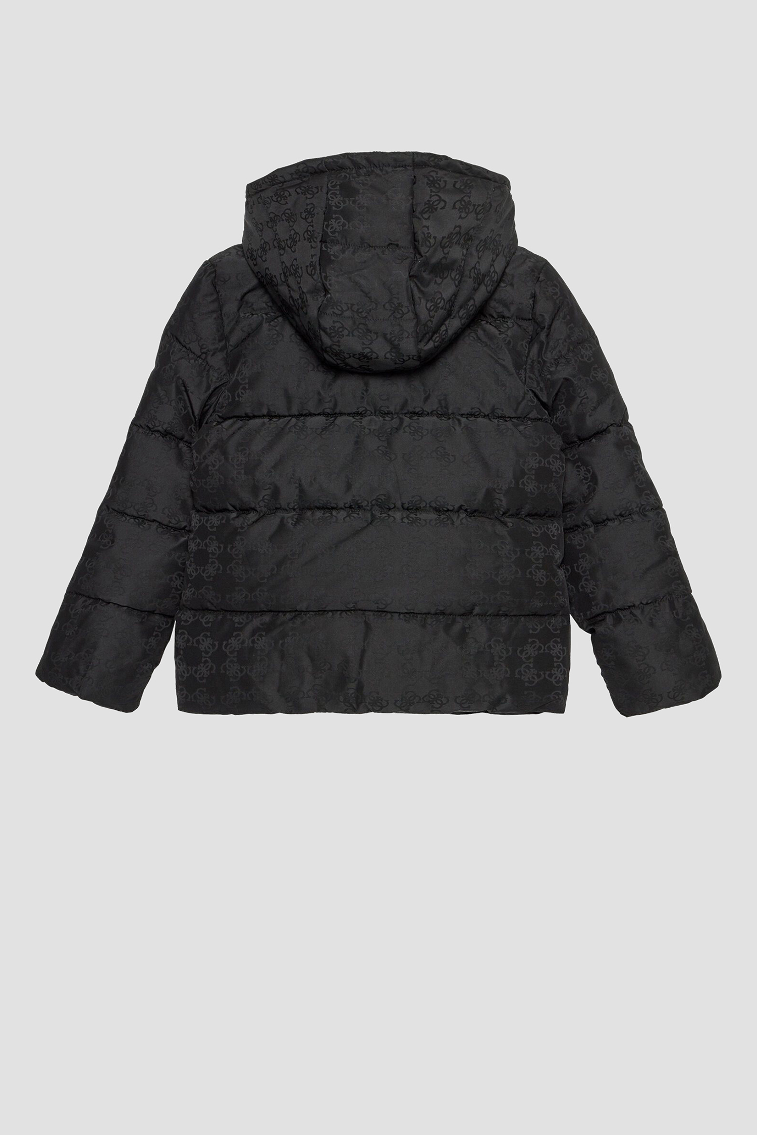 Детская черная куртка с узором Guess Kids J4BL24.WGLW2;FJ4Q
