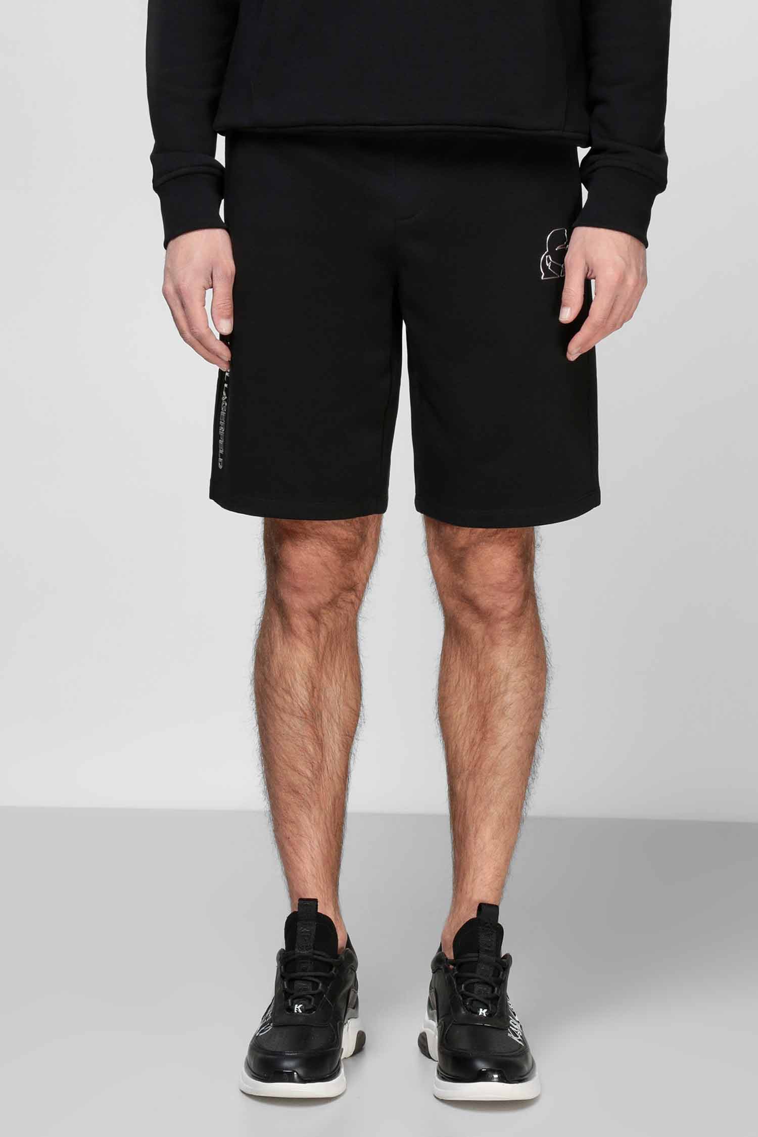 Мужские черные шорты Karl Lagerfeld 521900.705414;910