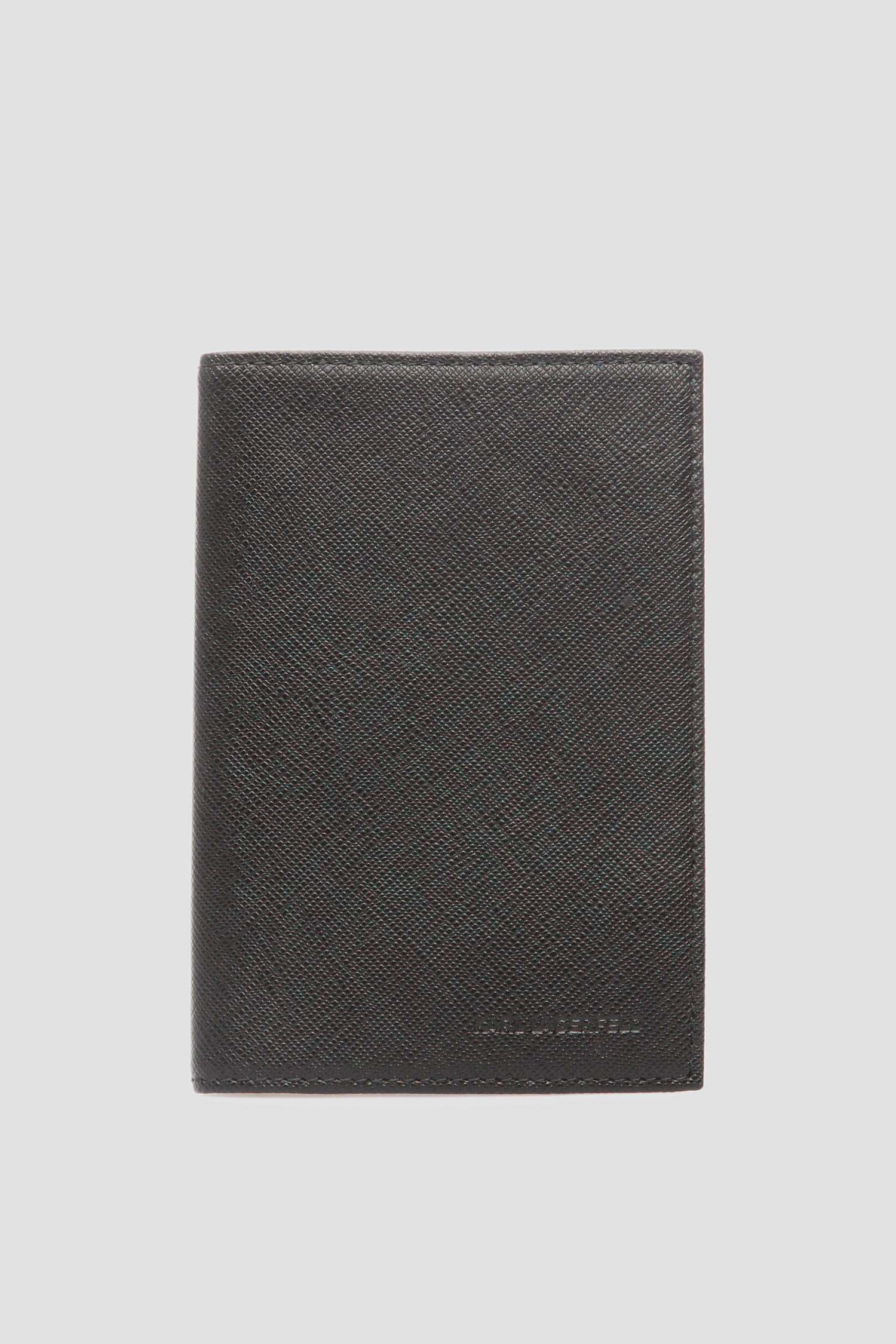 Чоловіча чорна шкіряна обкладинка для паспорта Karl Lagerfeld 591461.815416;990