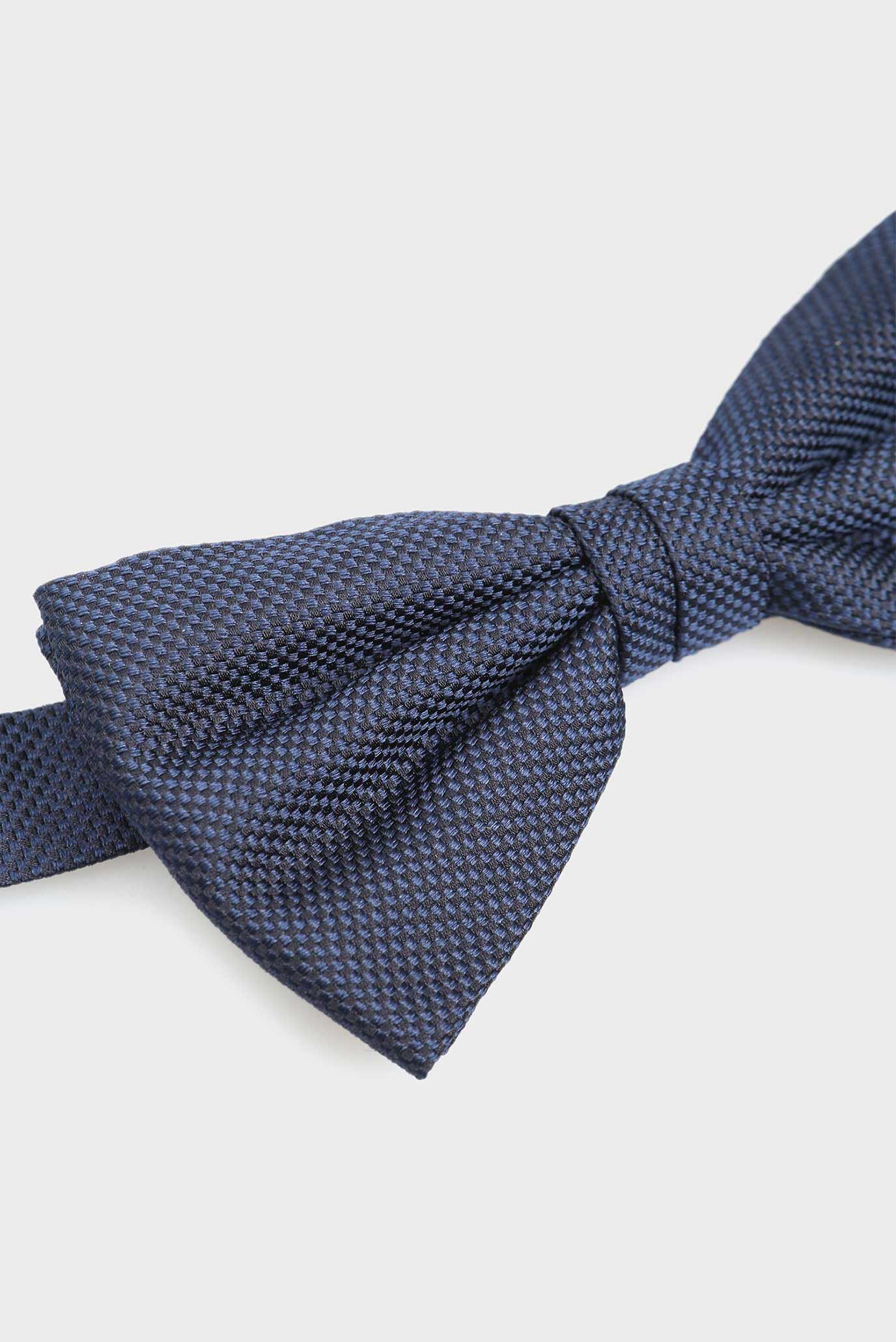 Мужская темно-синяя шелковая бабочка Karl Lagerfeld 582151.805200;690