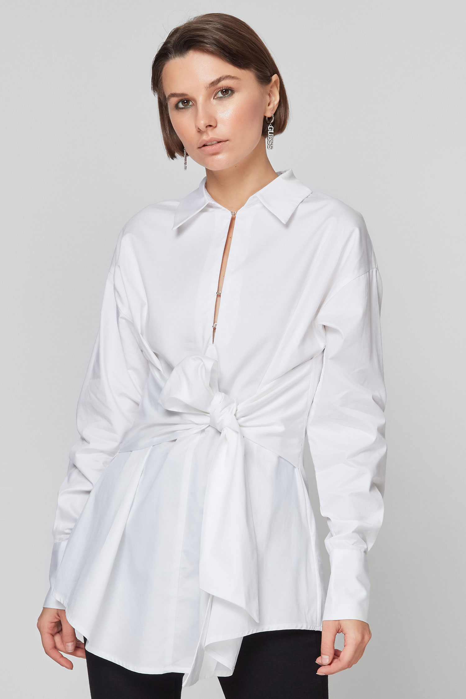 Жіноча біла блуза Guess W1BH08.WDXM0;G011
