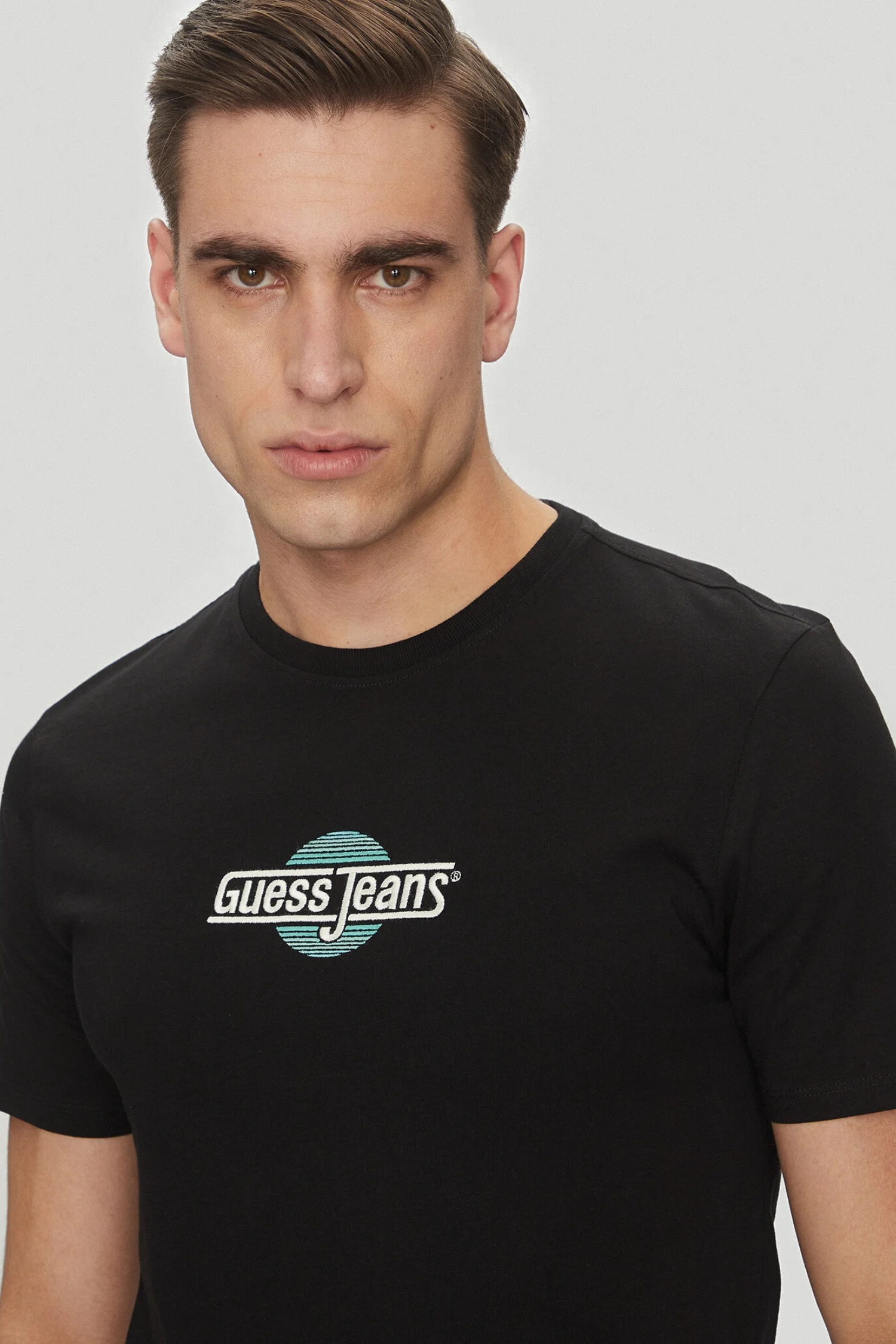 Мужская черная футболка Guess Jeans M5GI23.K8HM0;JBLK