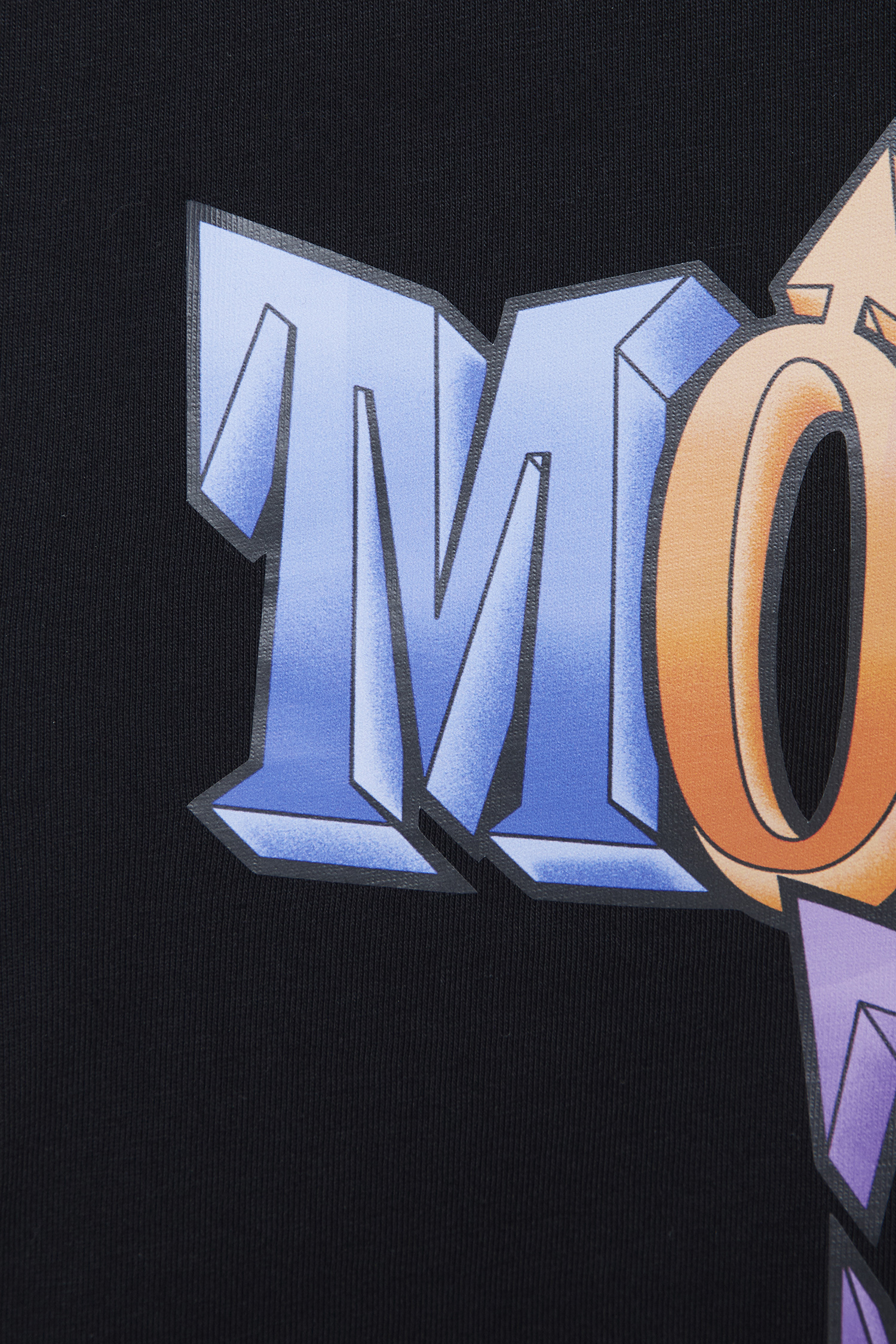 Женская черная футболка Moschino A0708.3262;2555