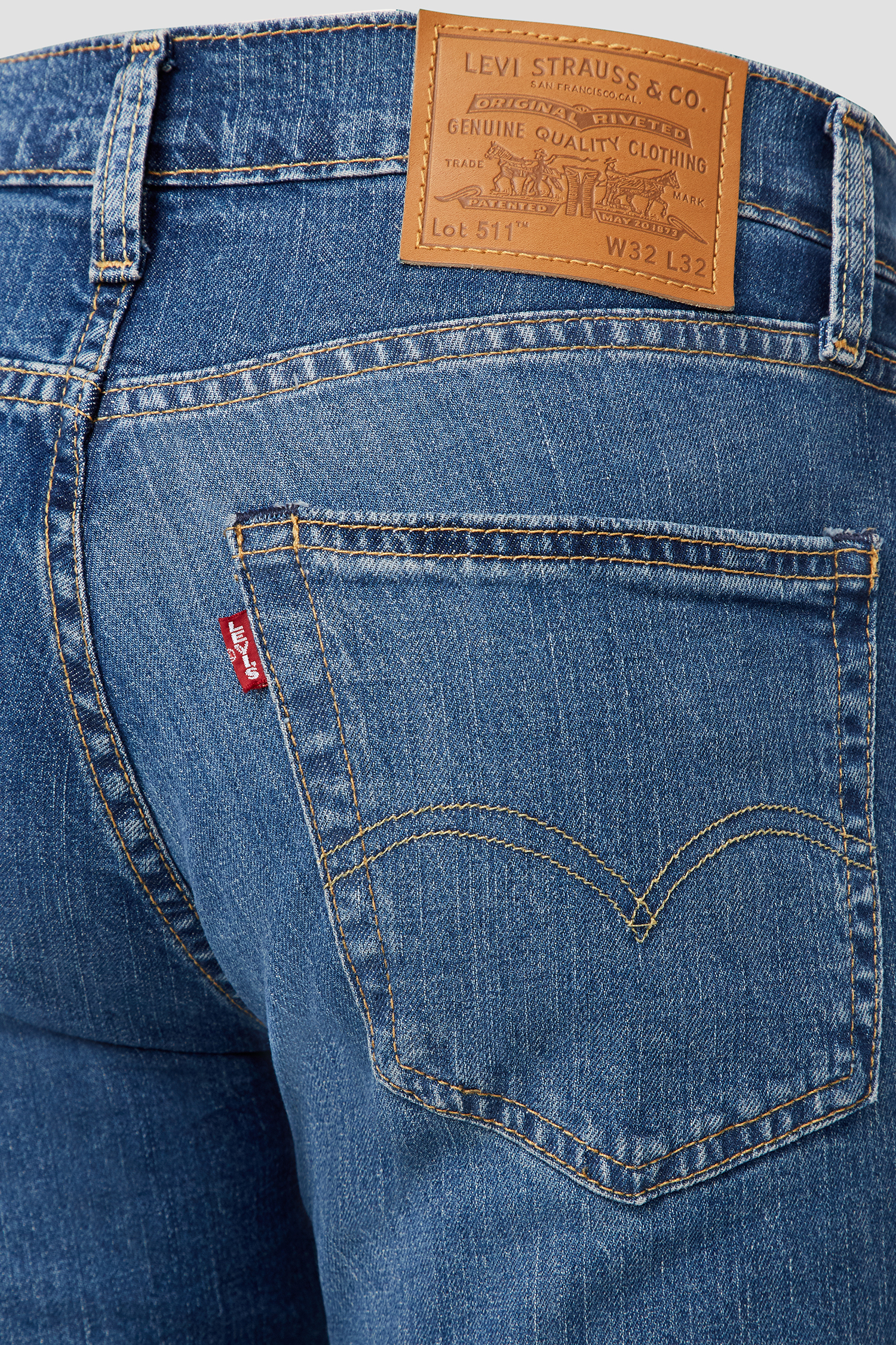 Мужские синие джинсы 511®	Slim Levi’s® 04511;5549
