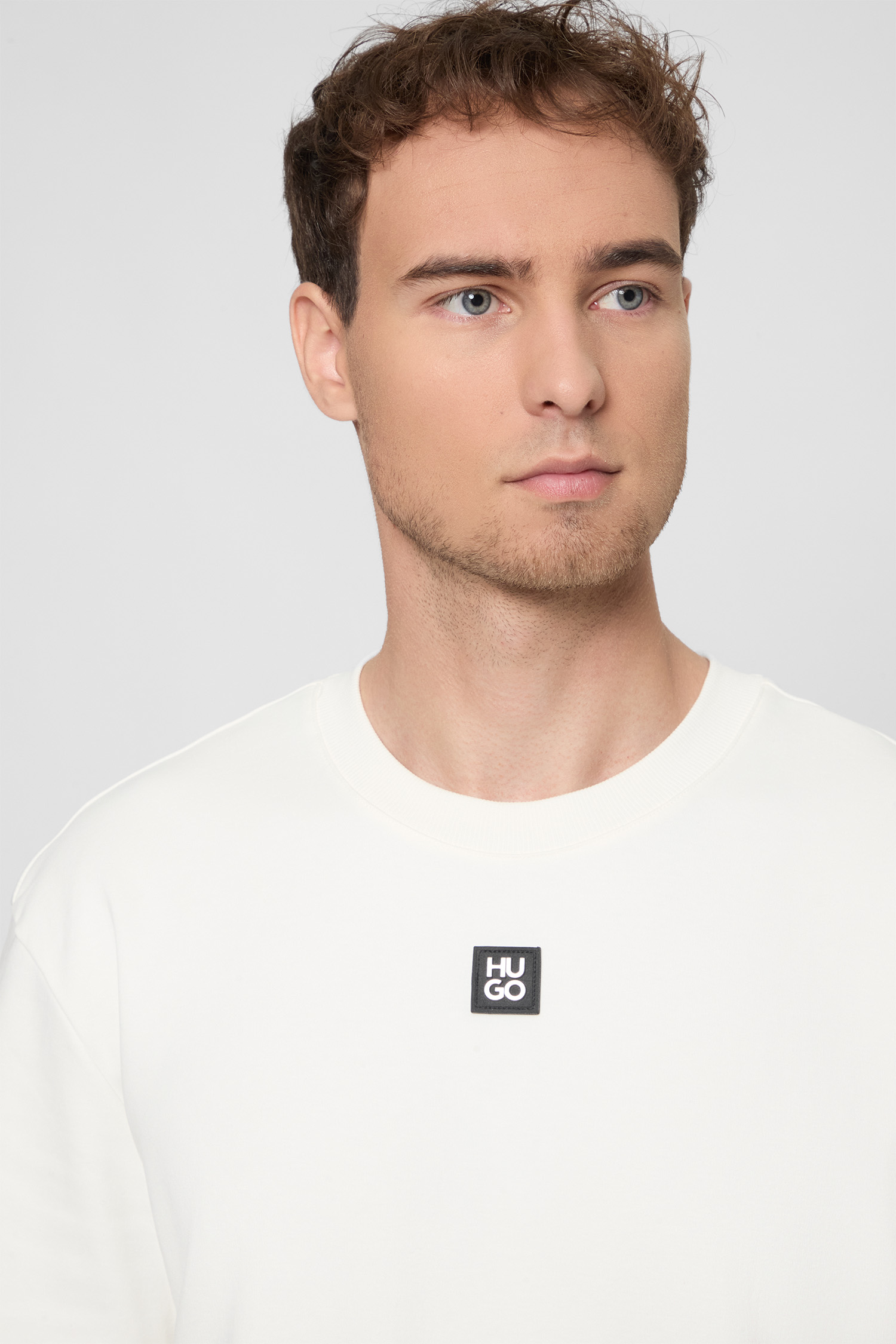 Чоловіча біла футболка HUGO 50505201;103