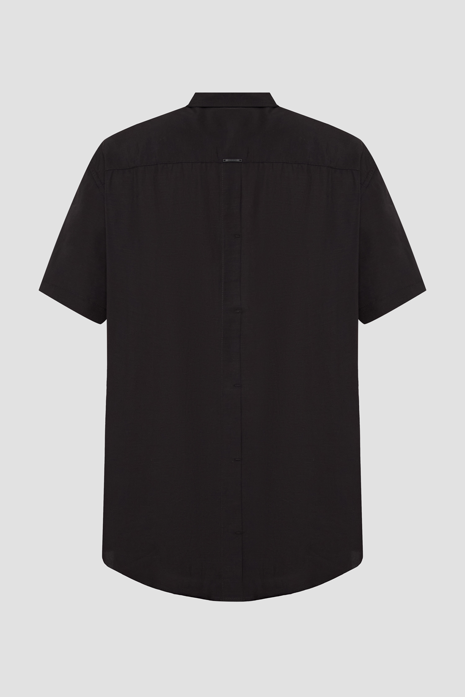 Мужская черная рубашка Antony Morato MMSS00194.FA400094;9000