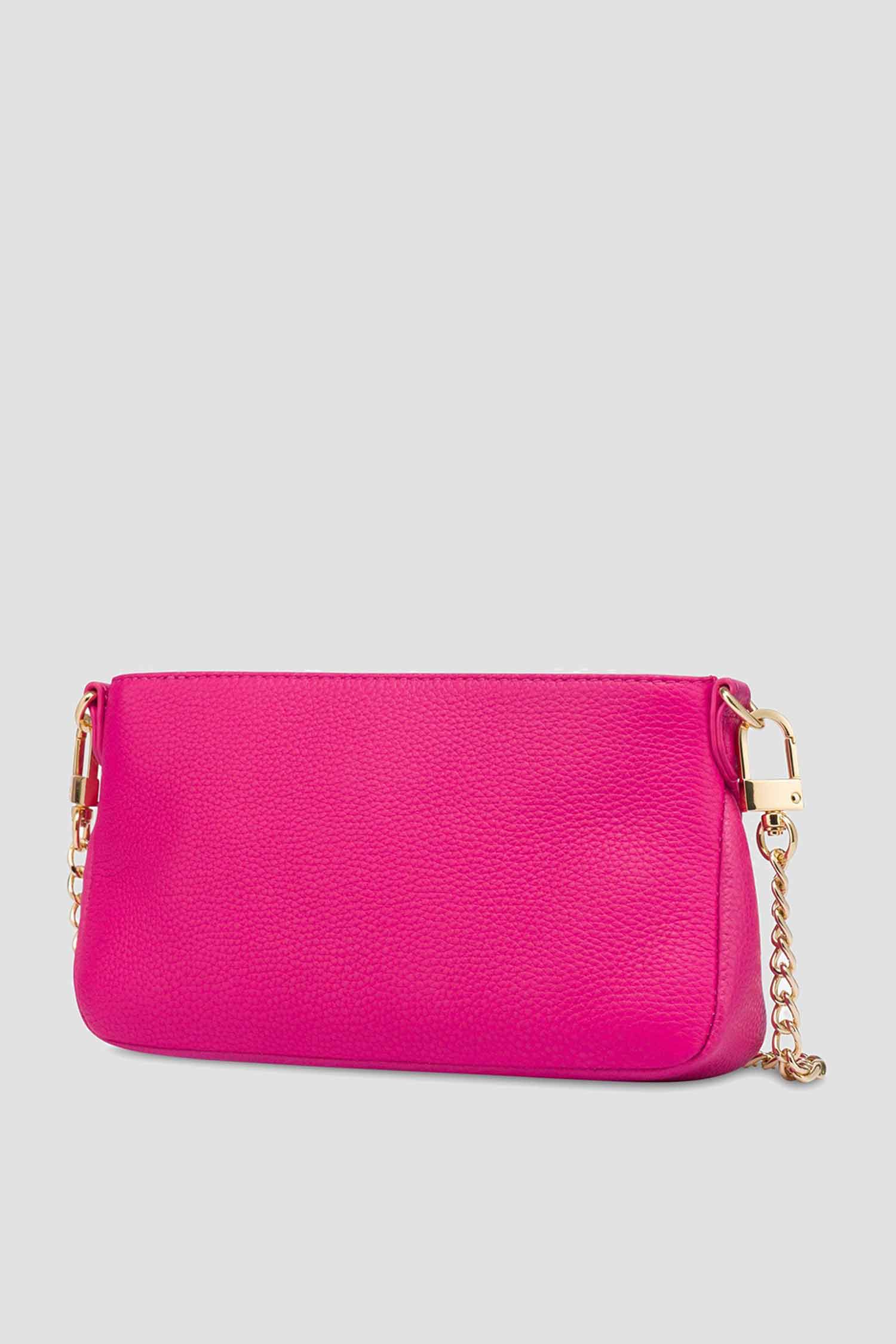 Женская розовая кожаная сумка Moschino JC4255PP0H.K13;60A