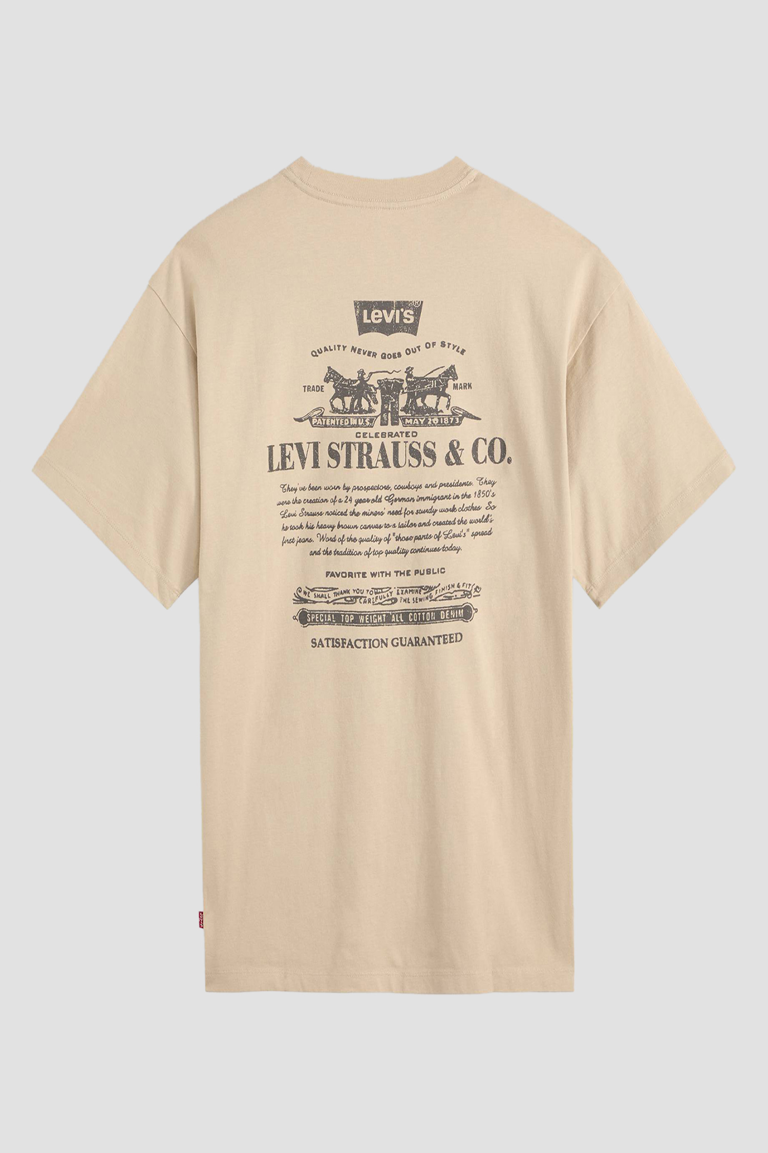 Мужская бежевая футболка Levi’s® 87373;0217