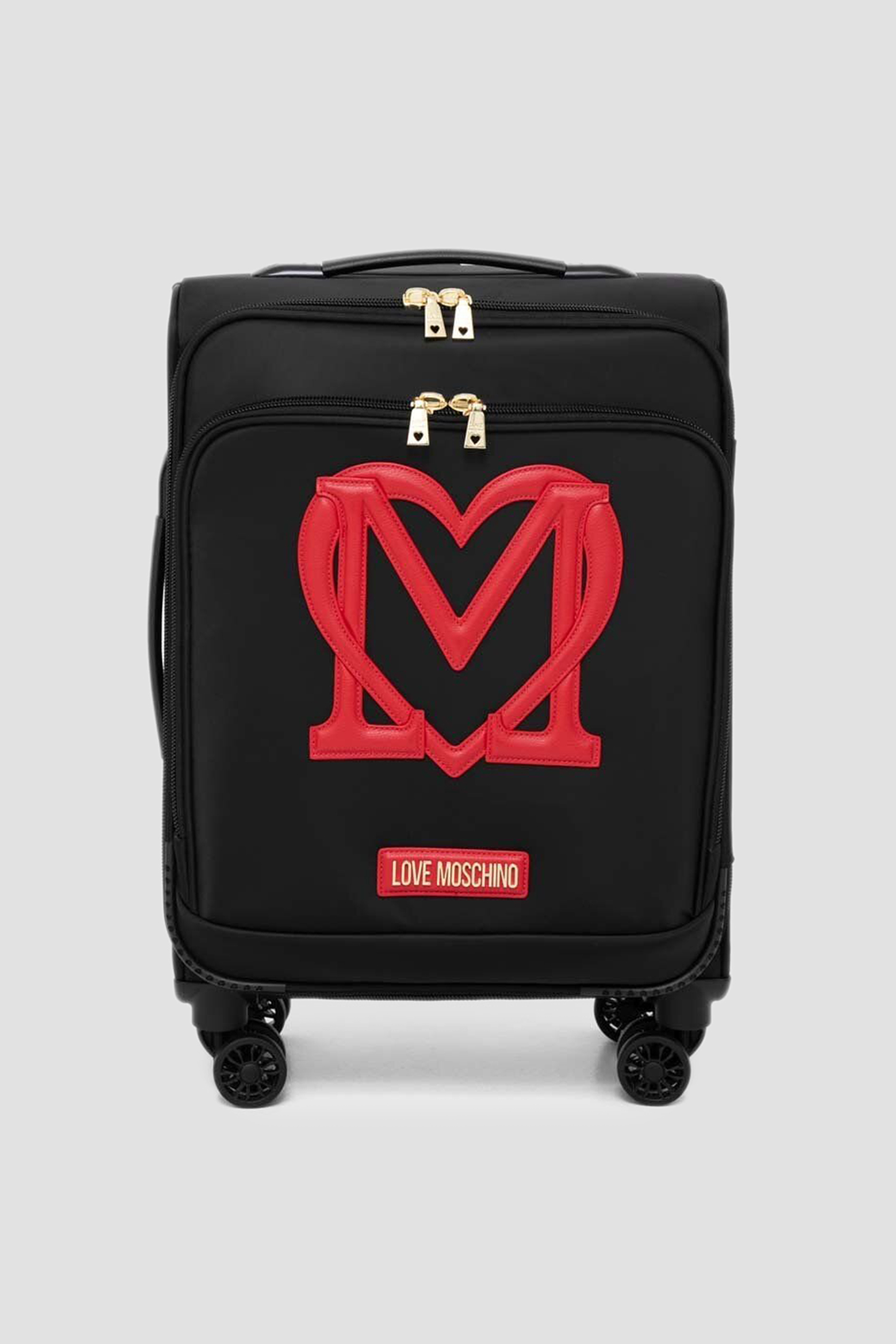 Женский черный чемодан Moschino JC5101PP1I.KX0;00B