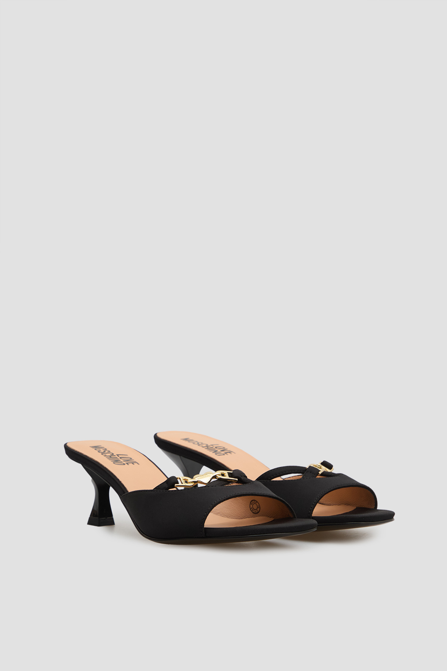 Жіночі чорні мюлі Moschino JA28105G1O.IM0;000