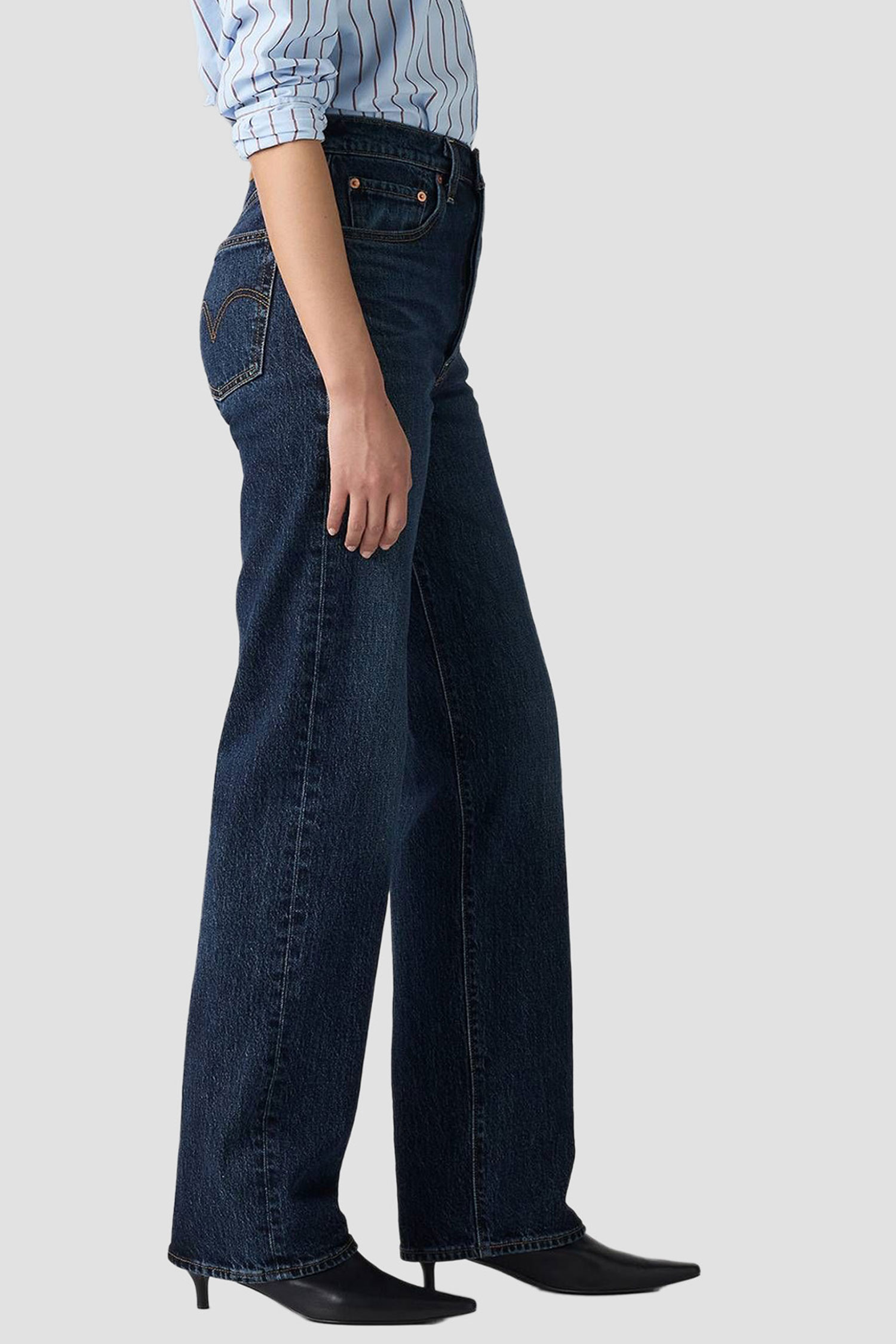 Женские темно-синие джинсы Ribcage Full Length Levi’s® 79078;0044