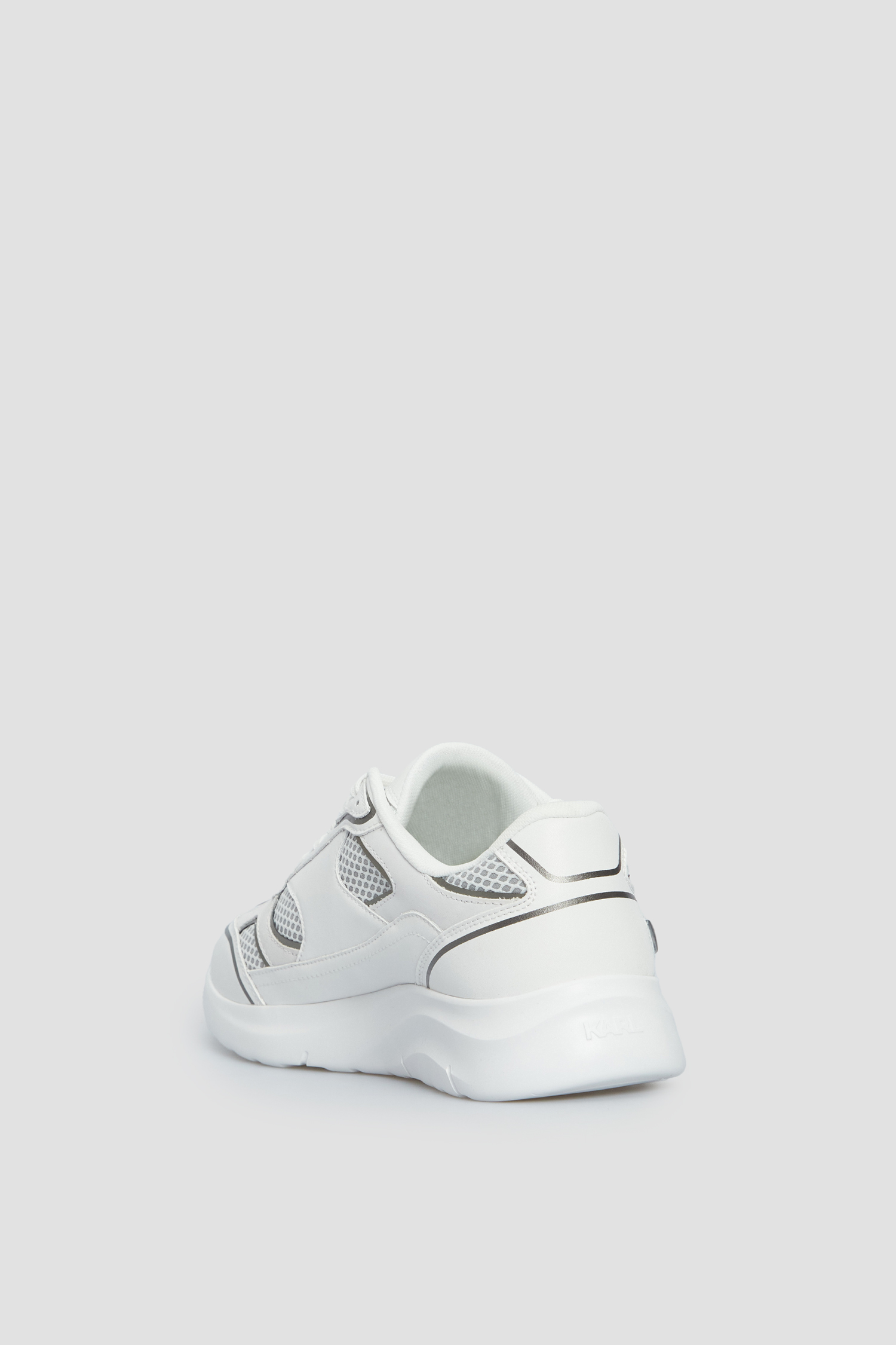 Мужские белые кожаные кроссовки Karl Lagerfeld 541475.855022;10