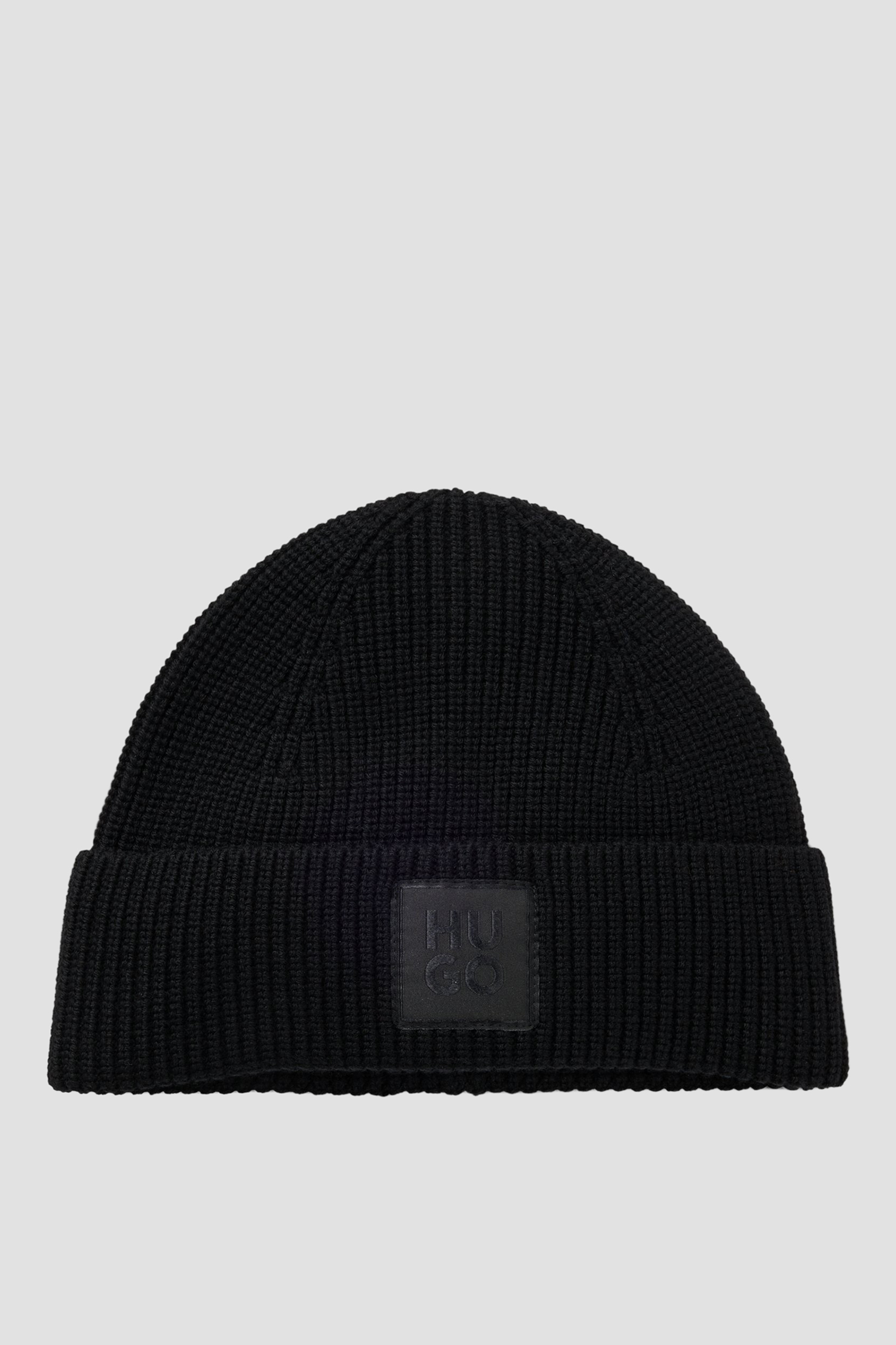 Женская черная шерстяная шапка HUGO 50548413;001