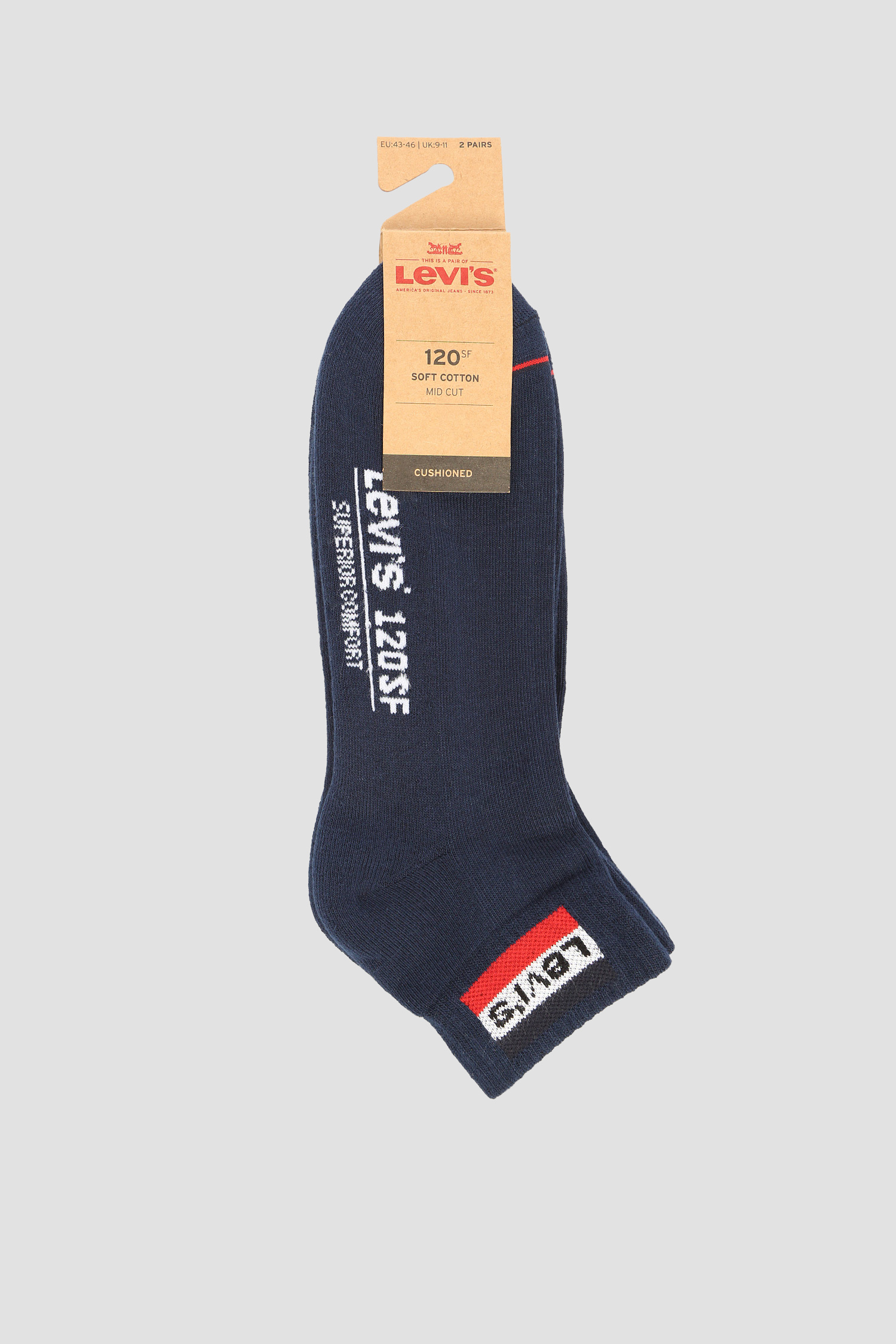 Чоловічі сині шкарпетки (2 пари) Levi’s® 82006001;198