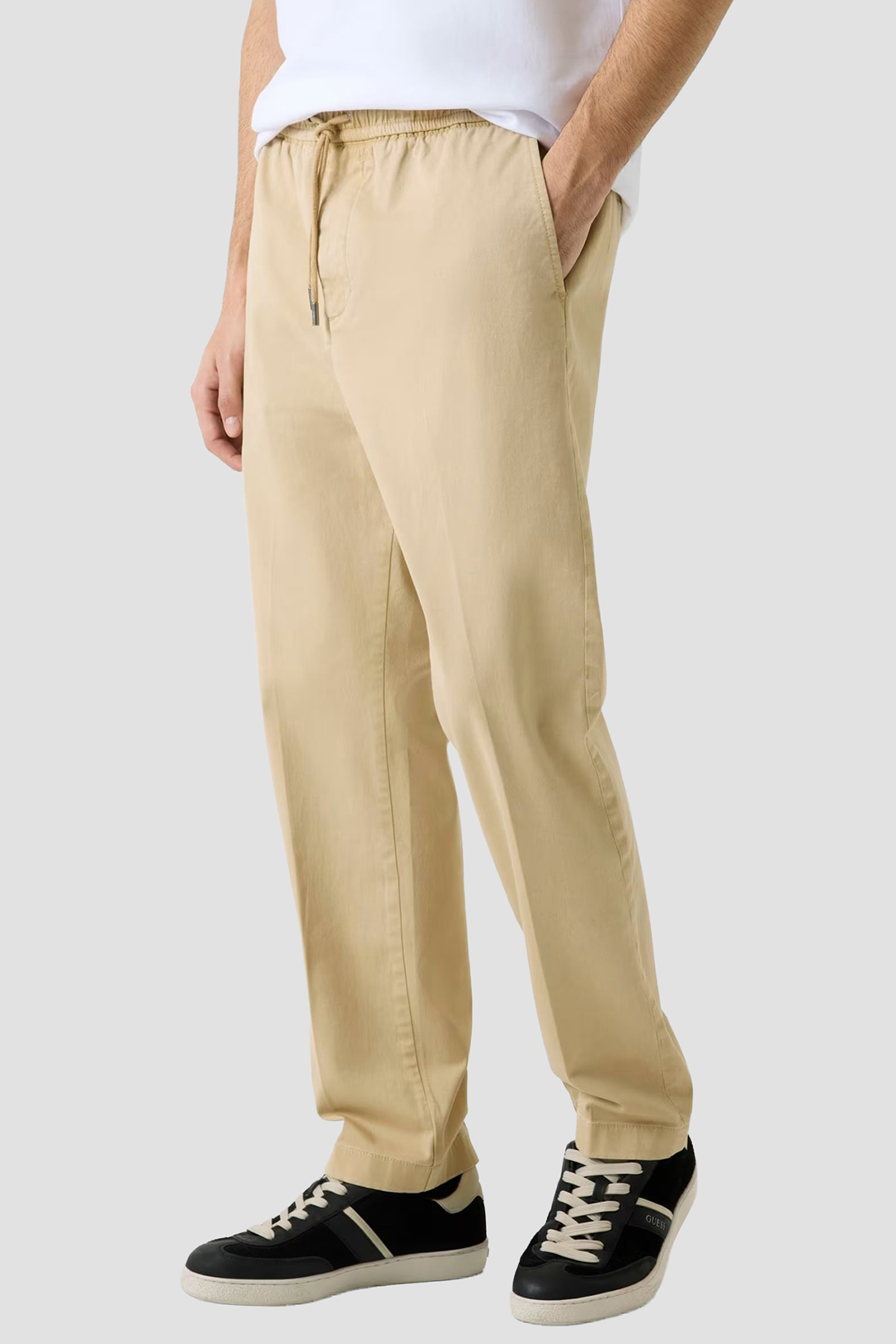 Мужские бежевые брюки Guess M6RB79.WK41A;G1DR