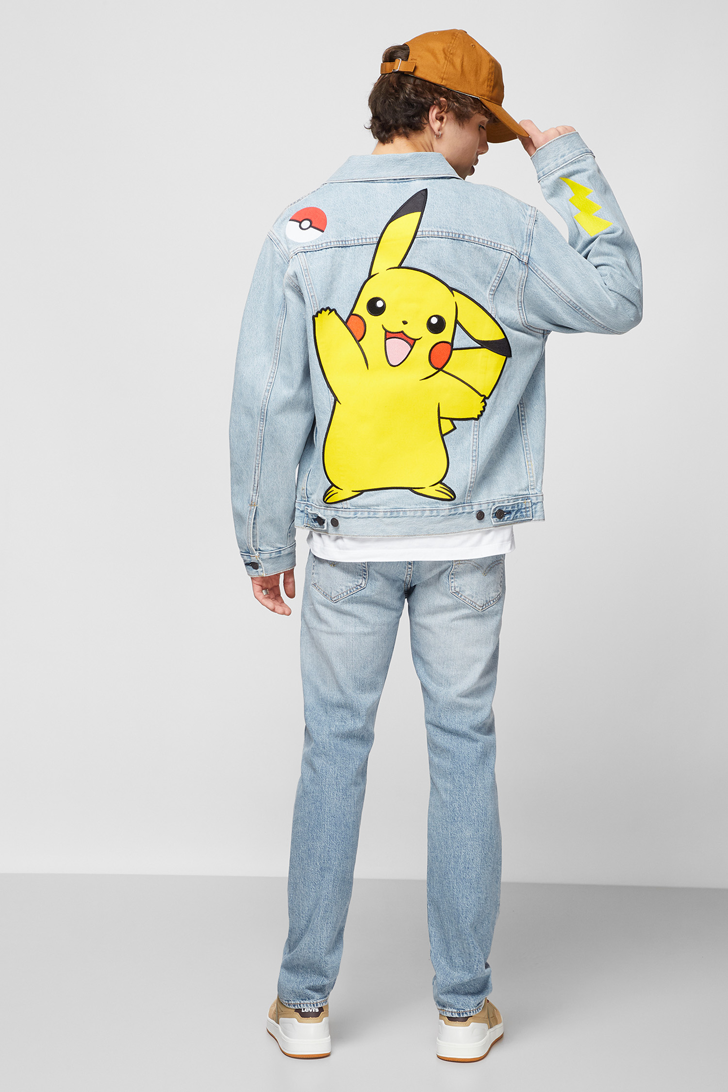 Мужская голубая джинсовая куртка Levi's X Pokemon Levi’s® 77380;0040