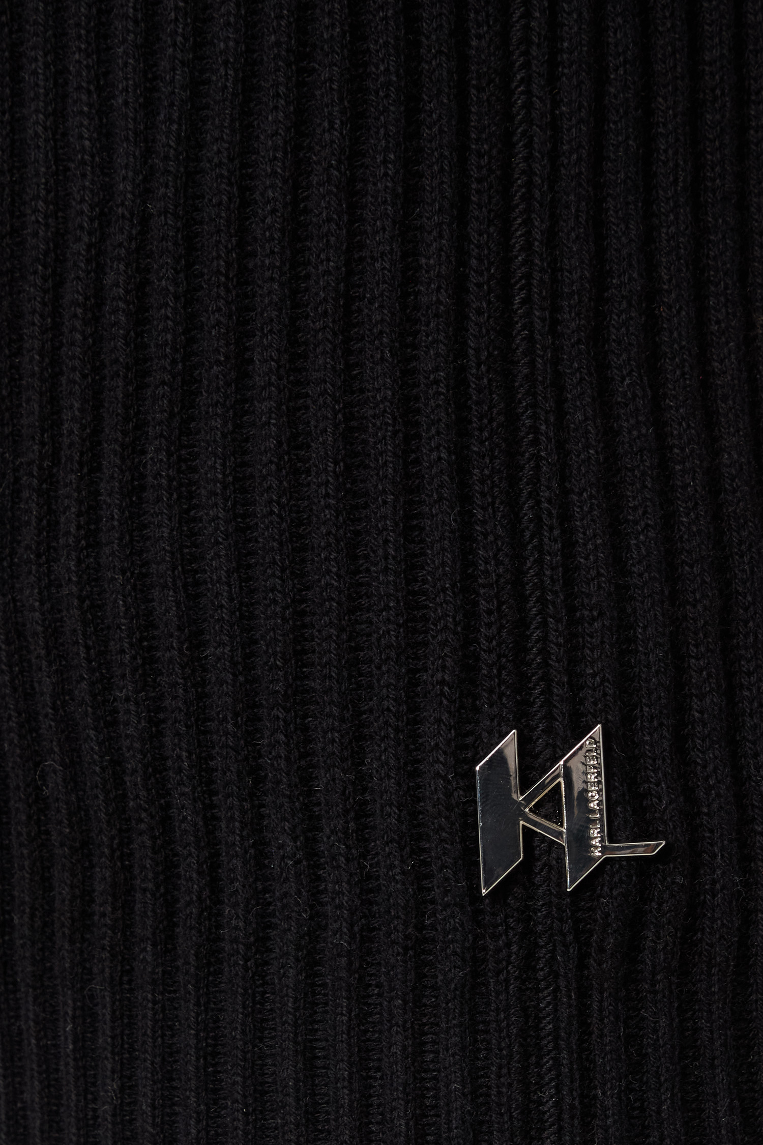 Мужская черная шерстяная кофта Karl Lagerfeld 554305.655014;990