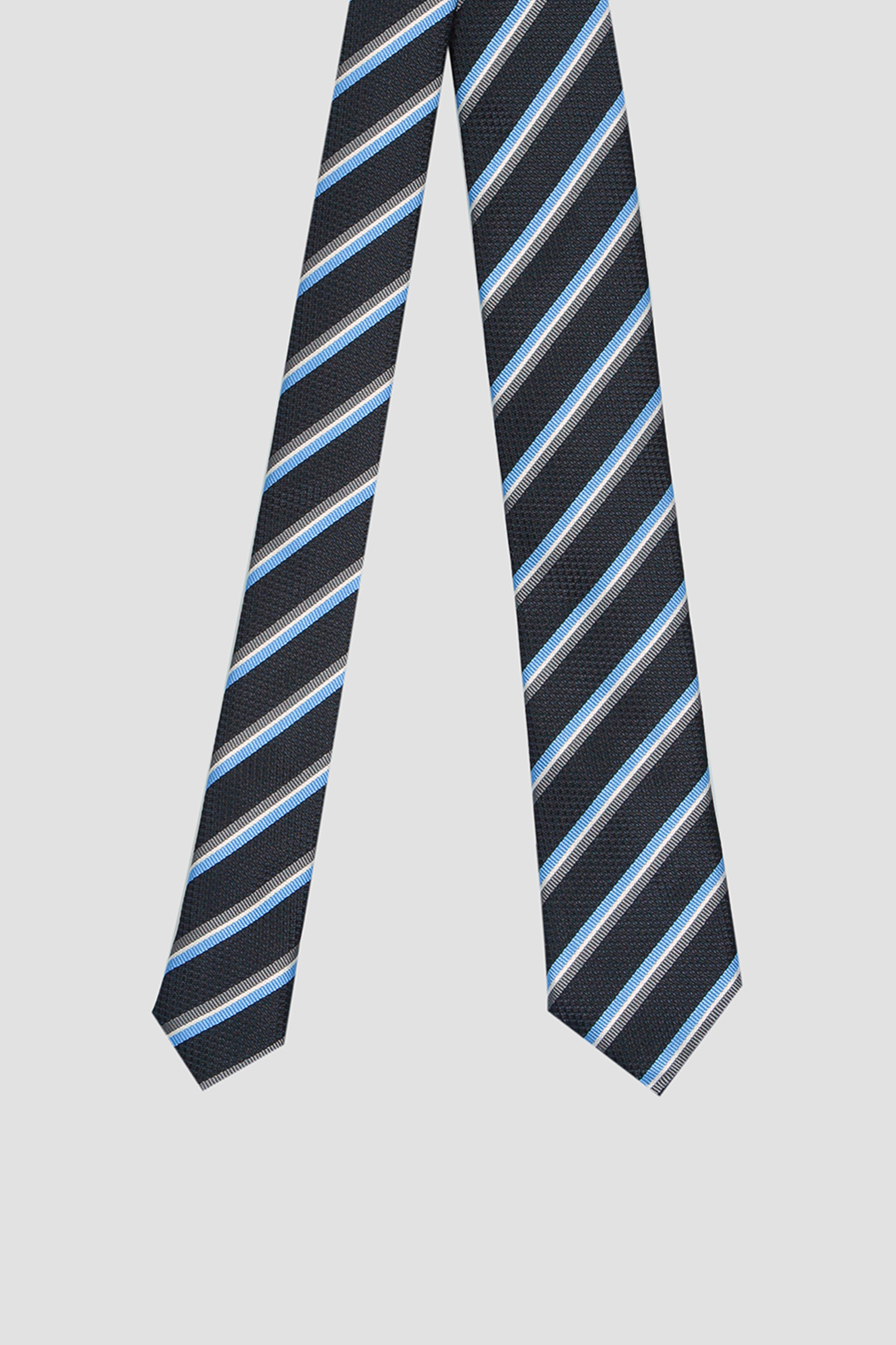 Чоловіча чорна шовкова краватка BOSS 50461848;404