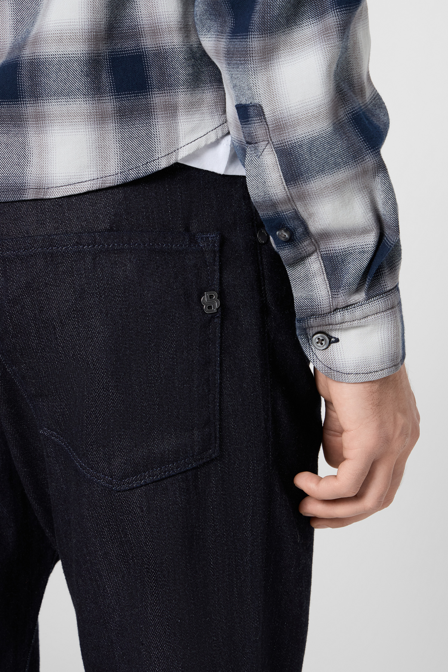 Мужские темно-синие джинсы BOSS 50549818;404