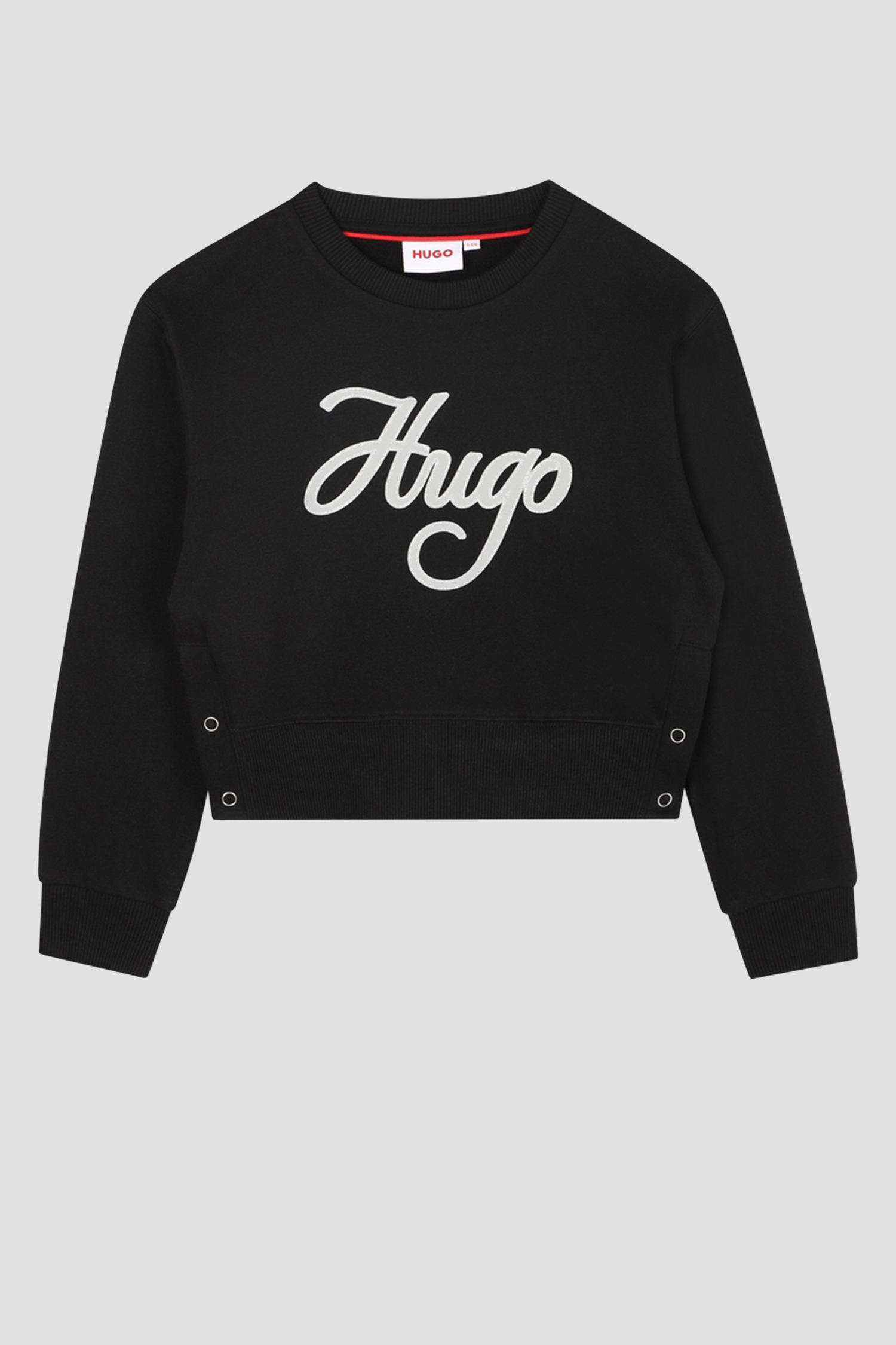 Дитячий чорний світшот HUGO kids G00498;09B