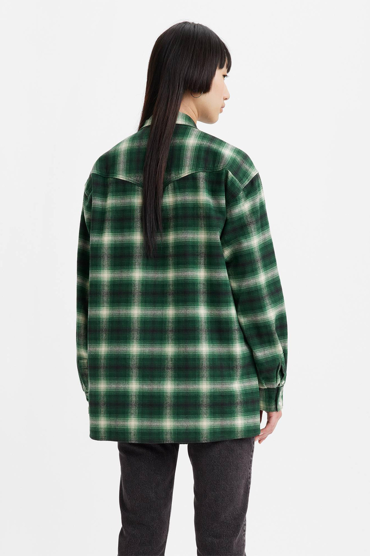 Женская зеленая рубашка в клетку Levi’s® A3364;0006 — Ultrashop