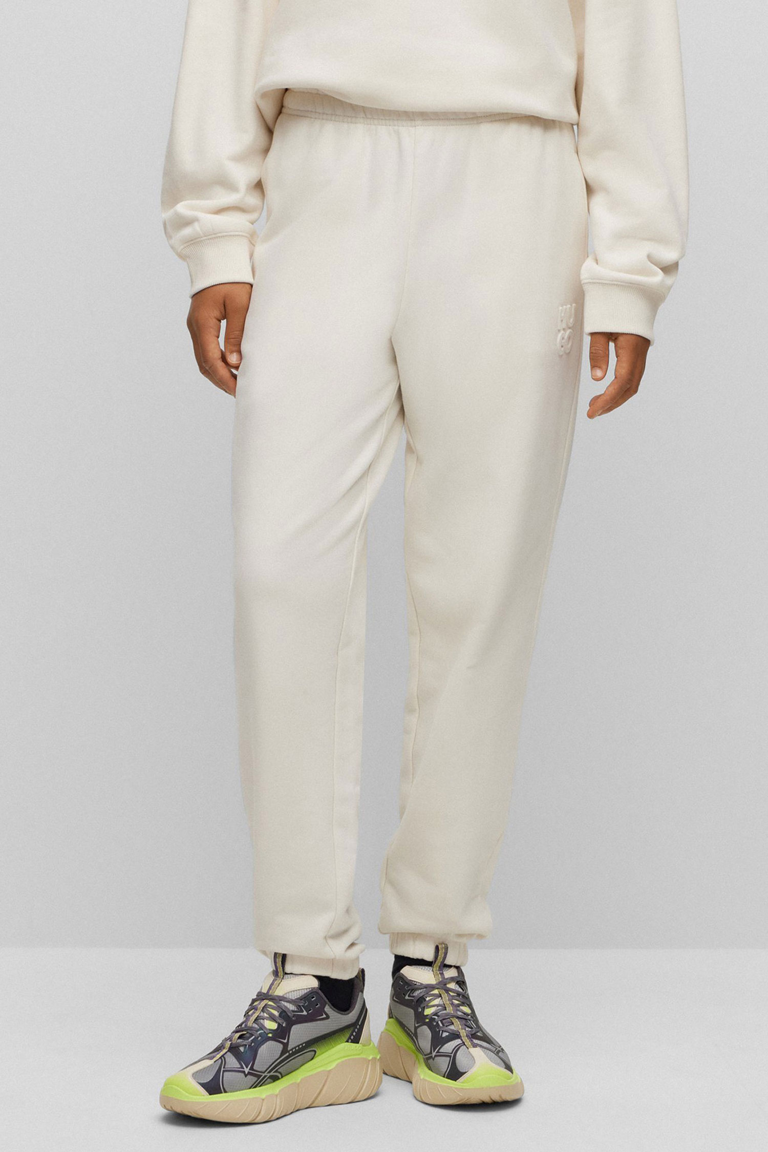 Женские белые спортивные брюки HUGO 50500460;110
