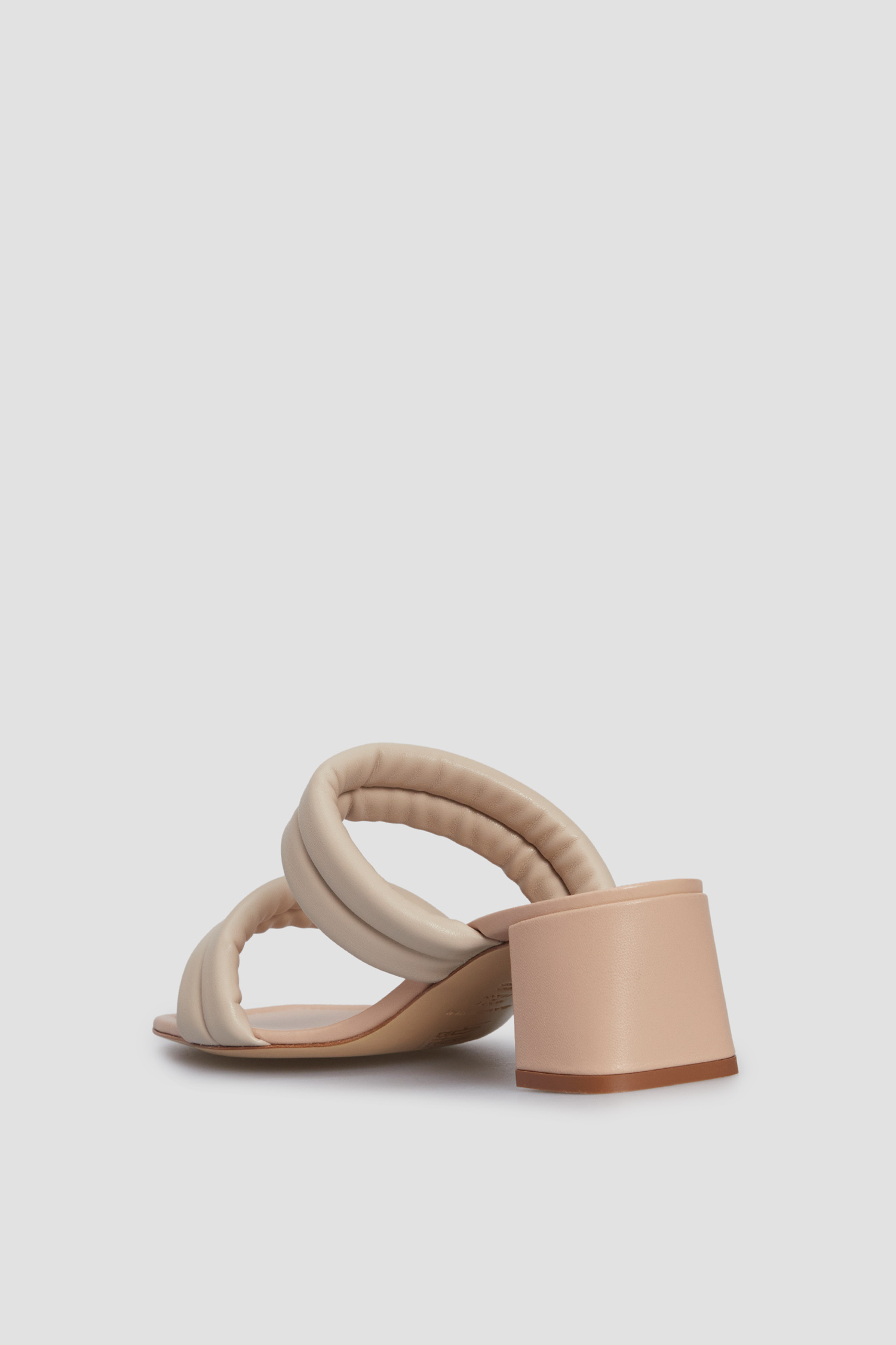 Женские бежевые кожаные мюли BALDININI D4E520P5NAPS;7890