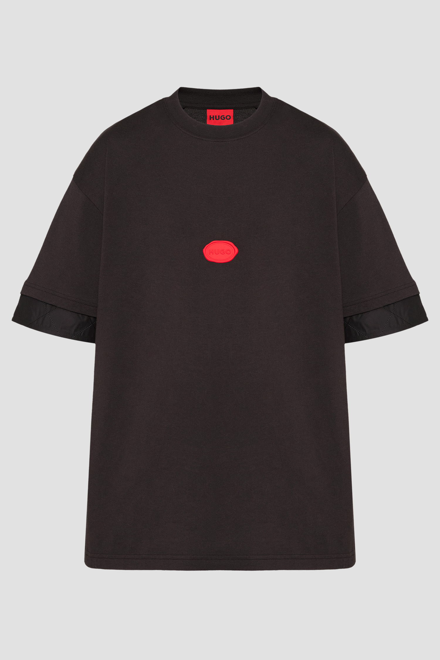 Мужская черная футболка HUGO 50546731;001