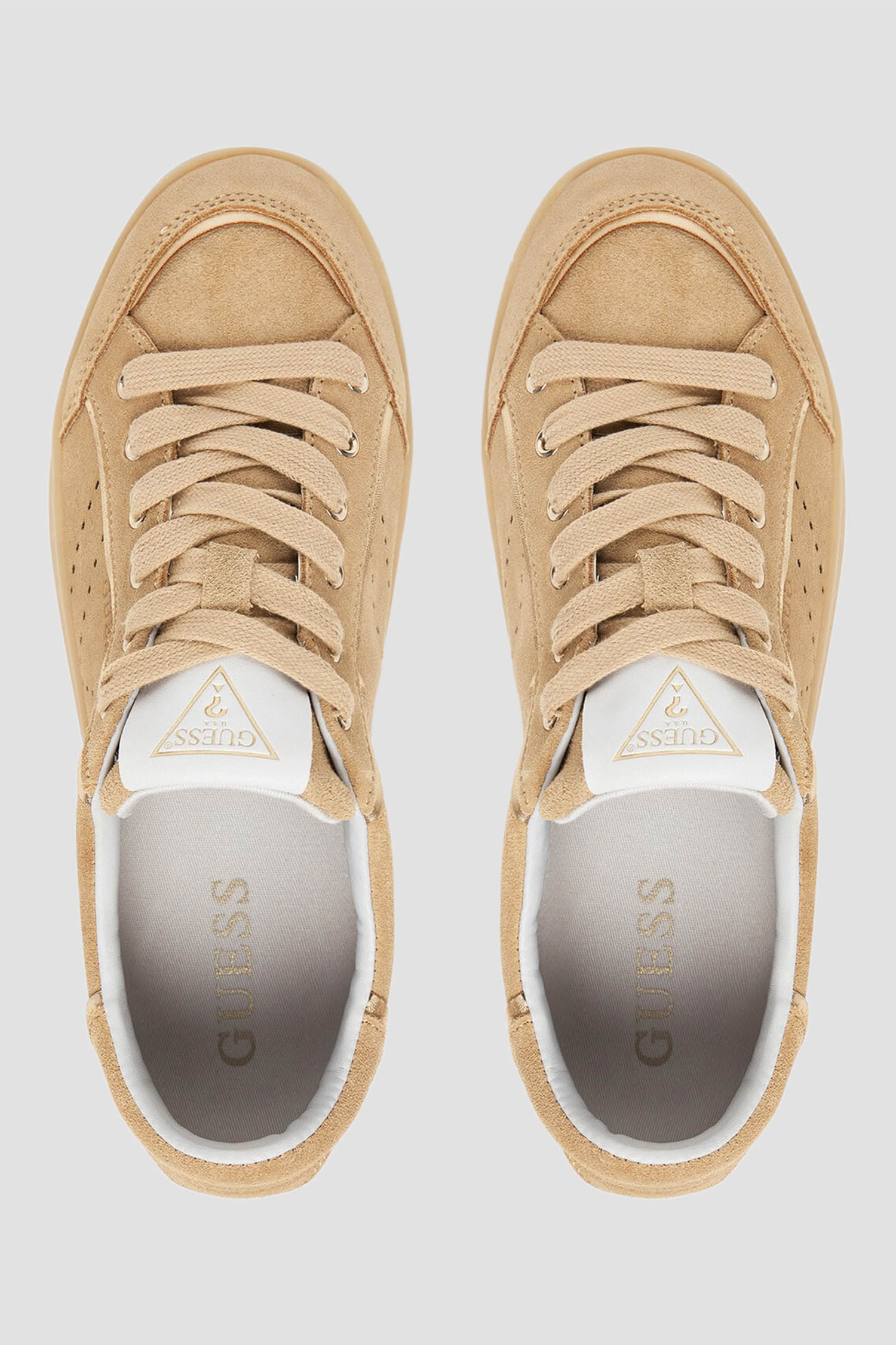 Жіночі бежеві снікерси Guess FLPJHE.SUE12;BEIGE