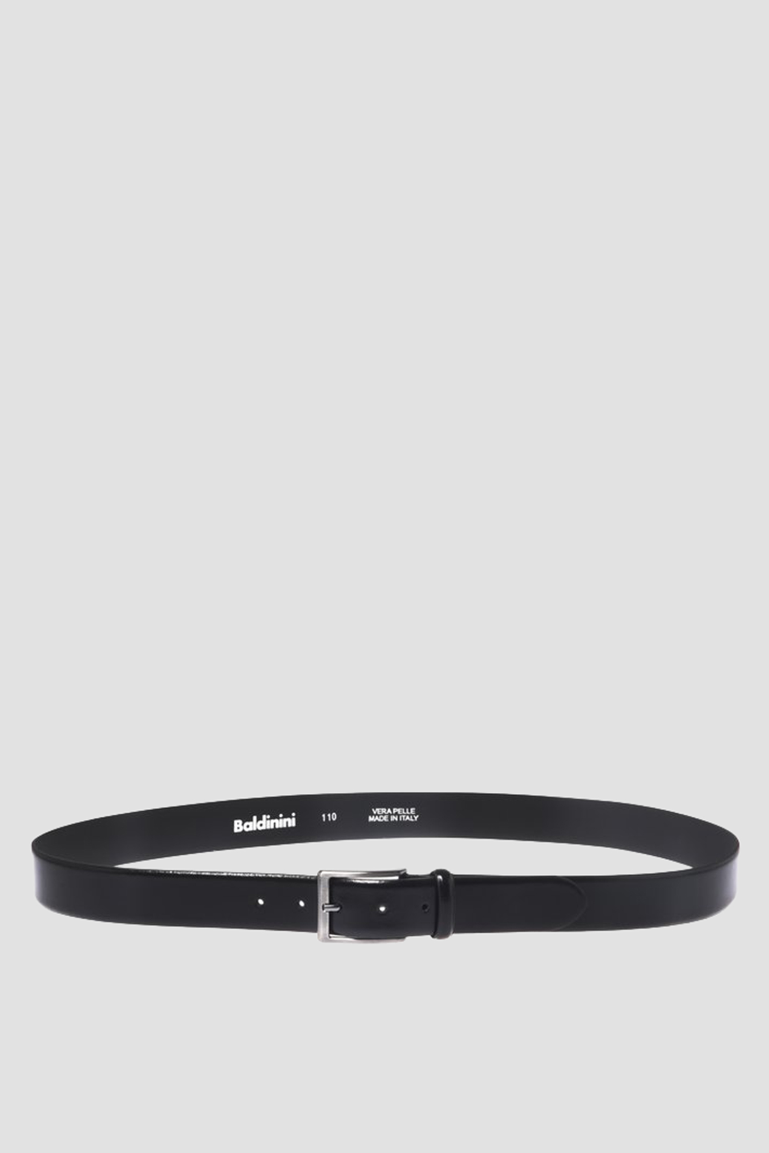 Чоловічий чорний шкіряний ремінь BALDININI H4E011XXVITE;0000