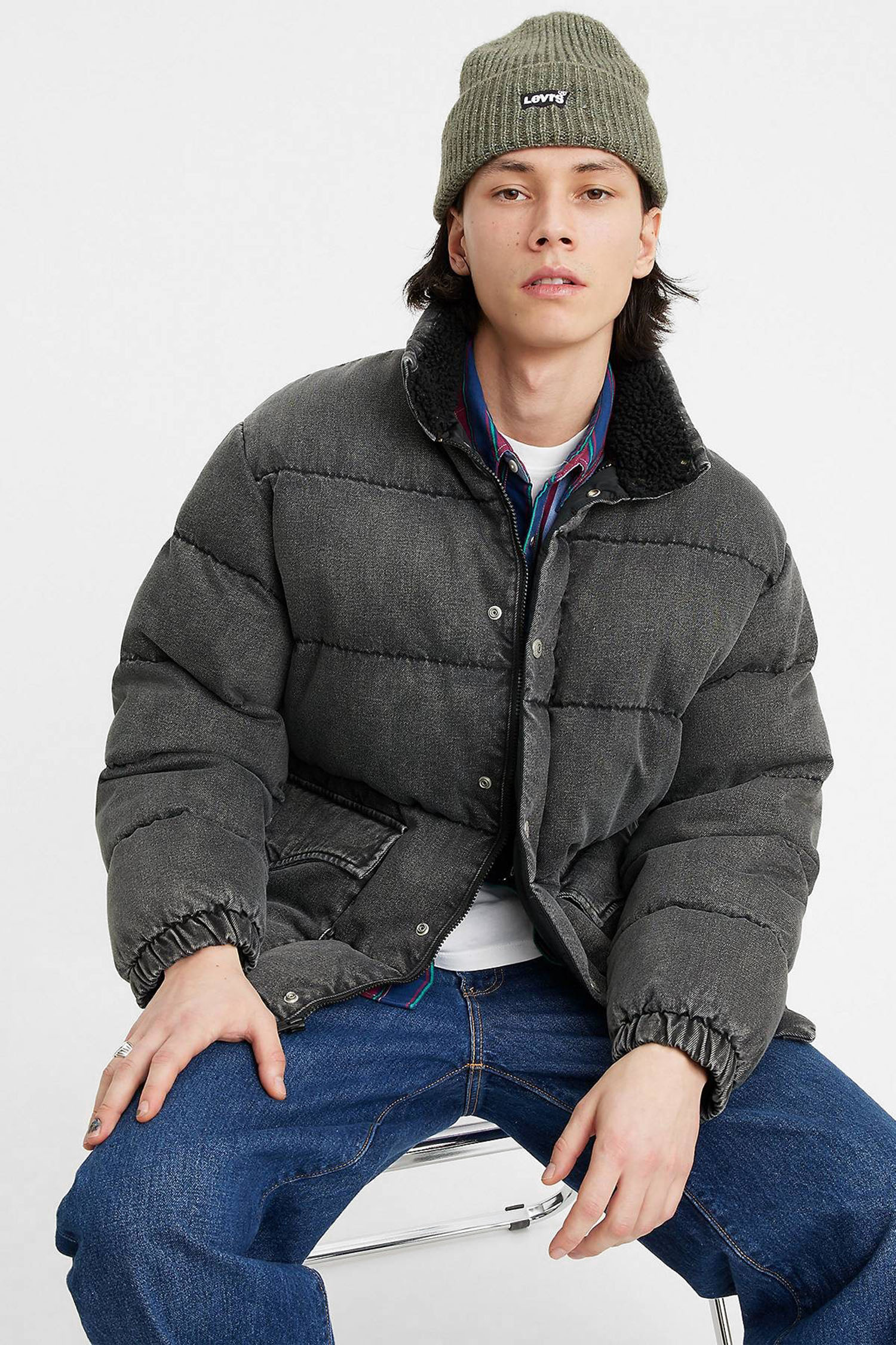 Мужская темно-серая куртка Levi’s® A5803;0001