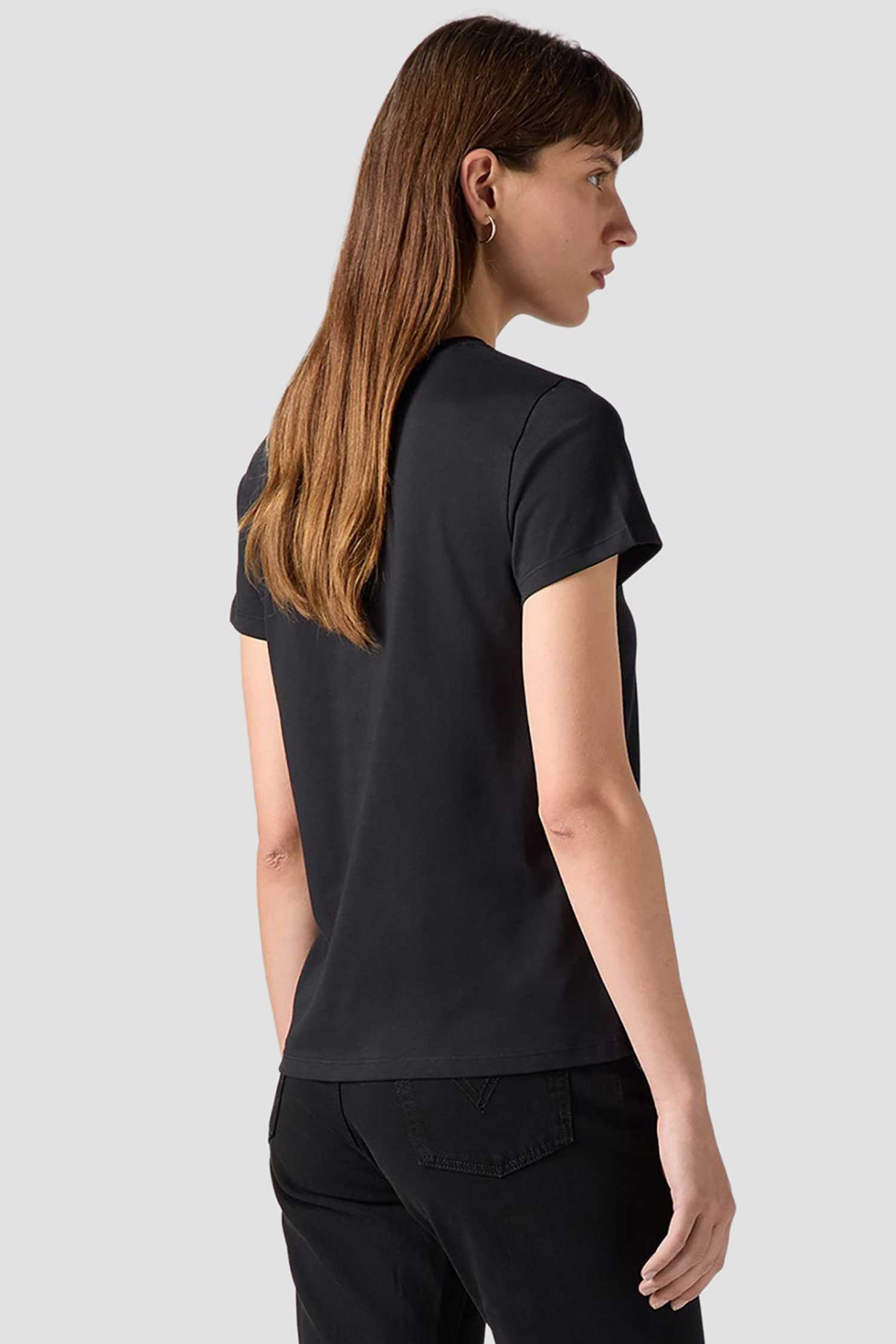 Женская черная футболка Levi’s® 17369;2933
