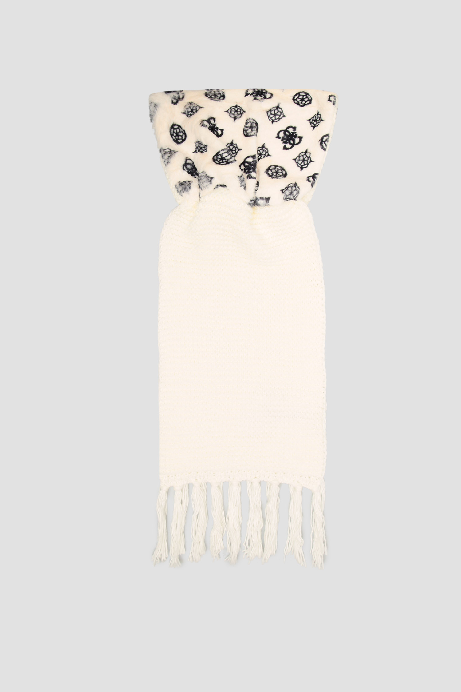 Жіночий білий шарф Guess AW8521.WOL03;WHI