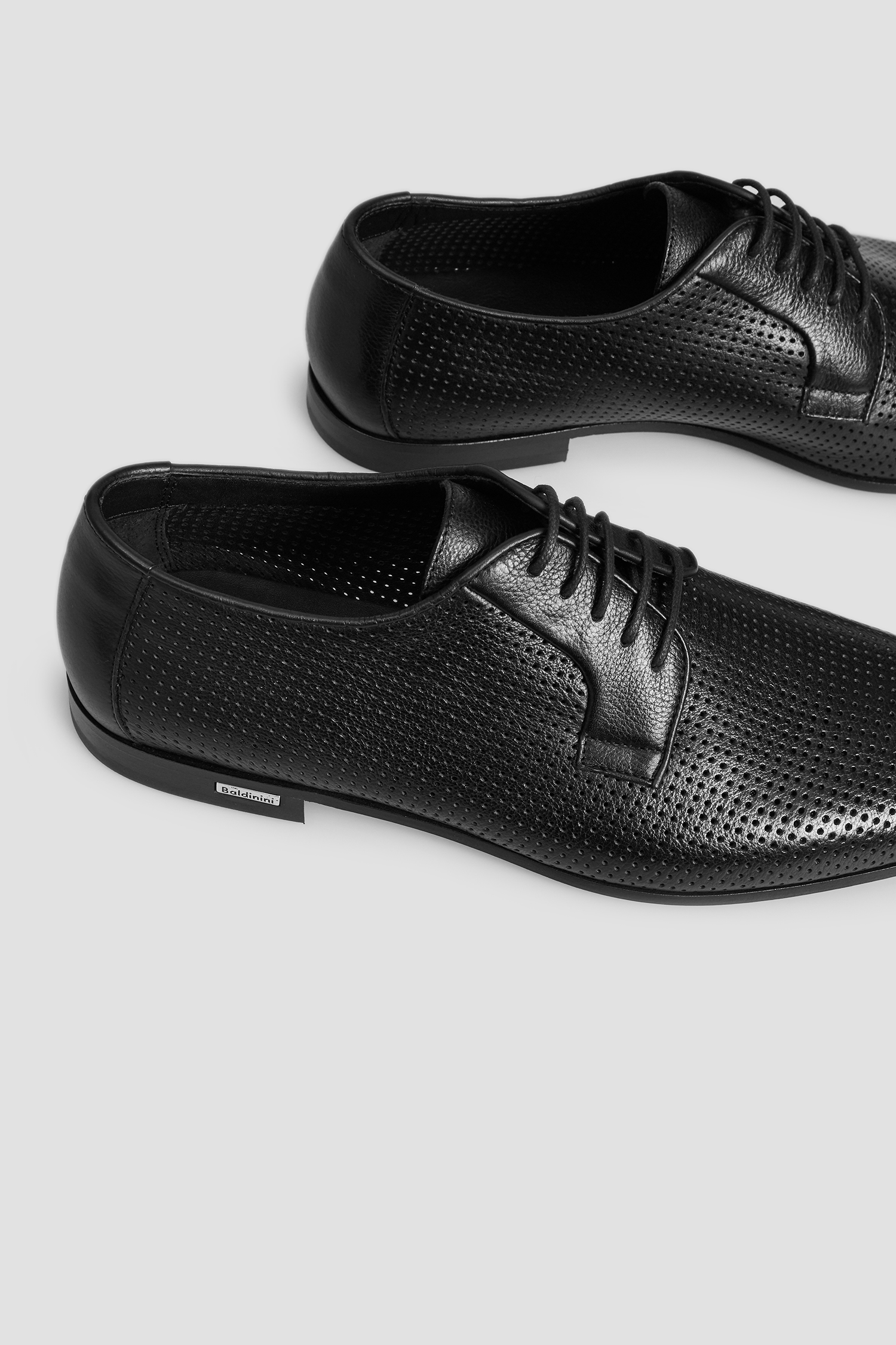 Чоловічі чорні шкіряні дербі BALDININI 197010;00