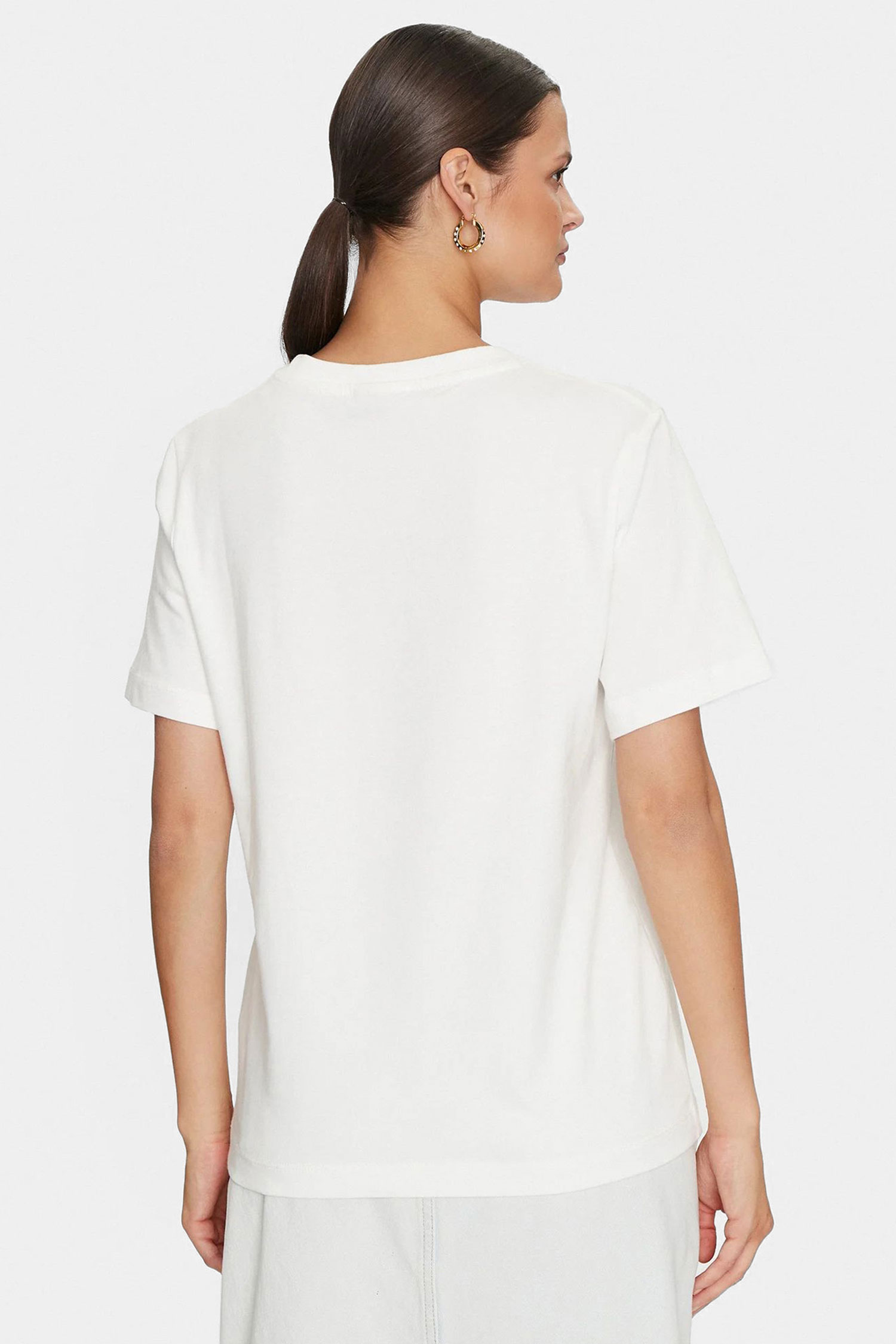 Женская белая футболка Guess V4YI01.K8FQ4;D001