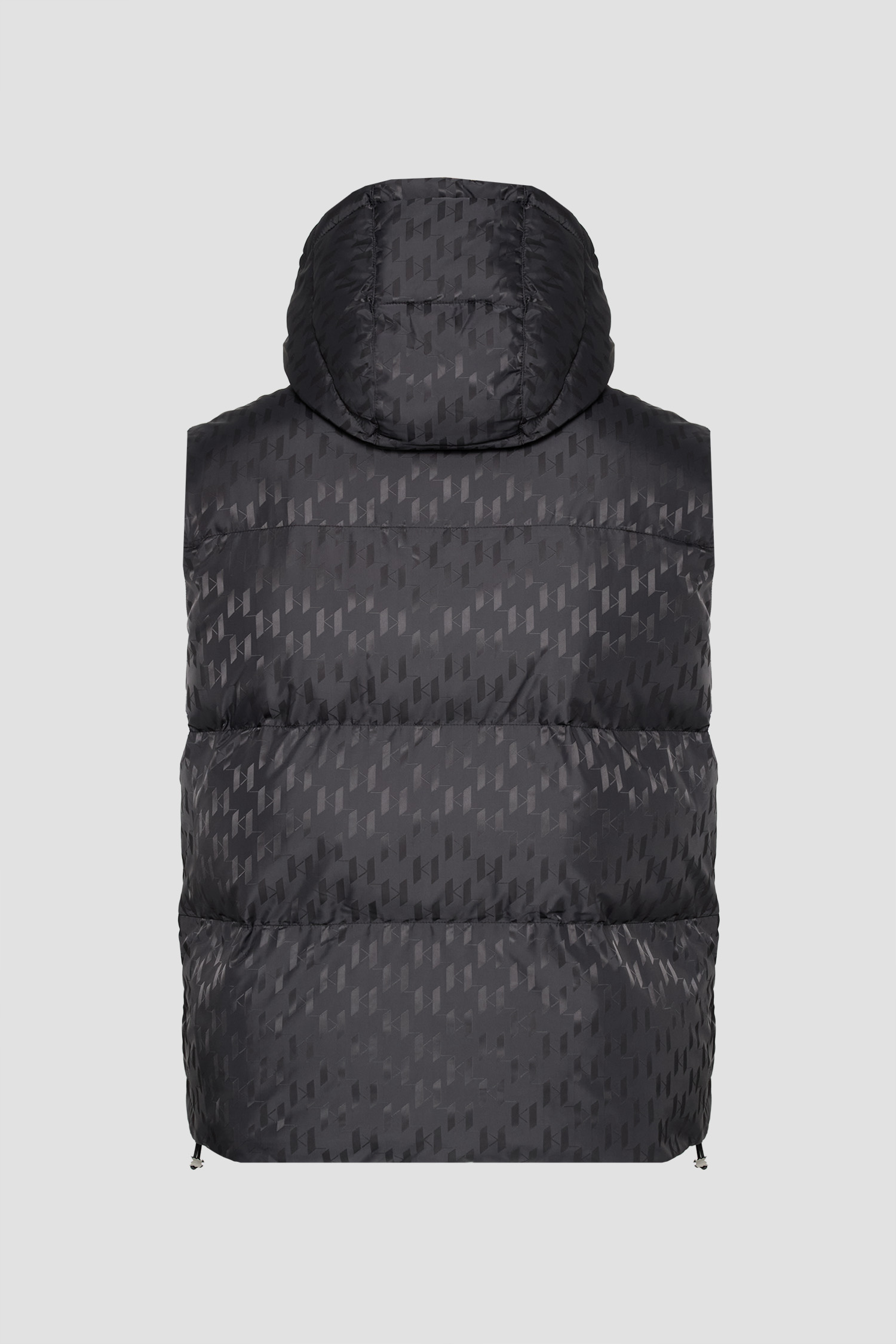 Мужской черный жилет с узором Karl Lagerfeld 554504.505017;990