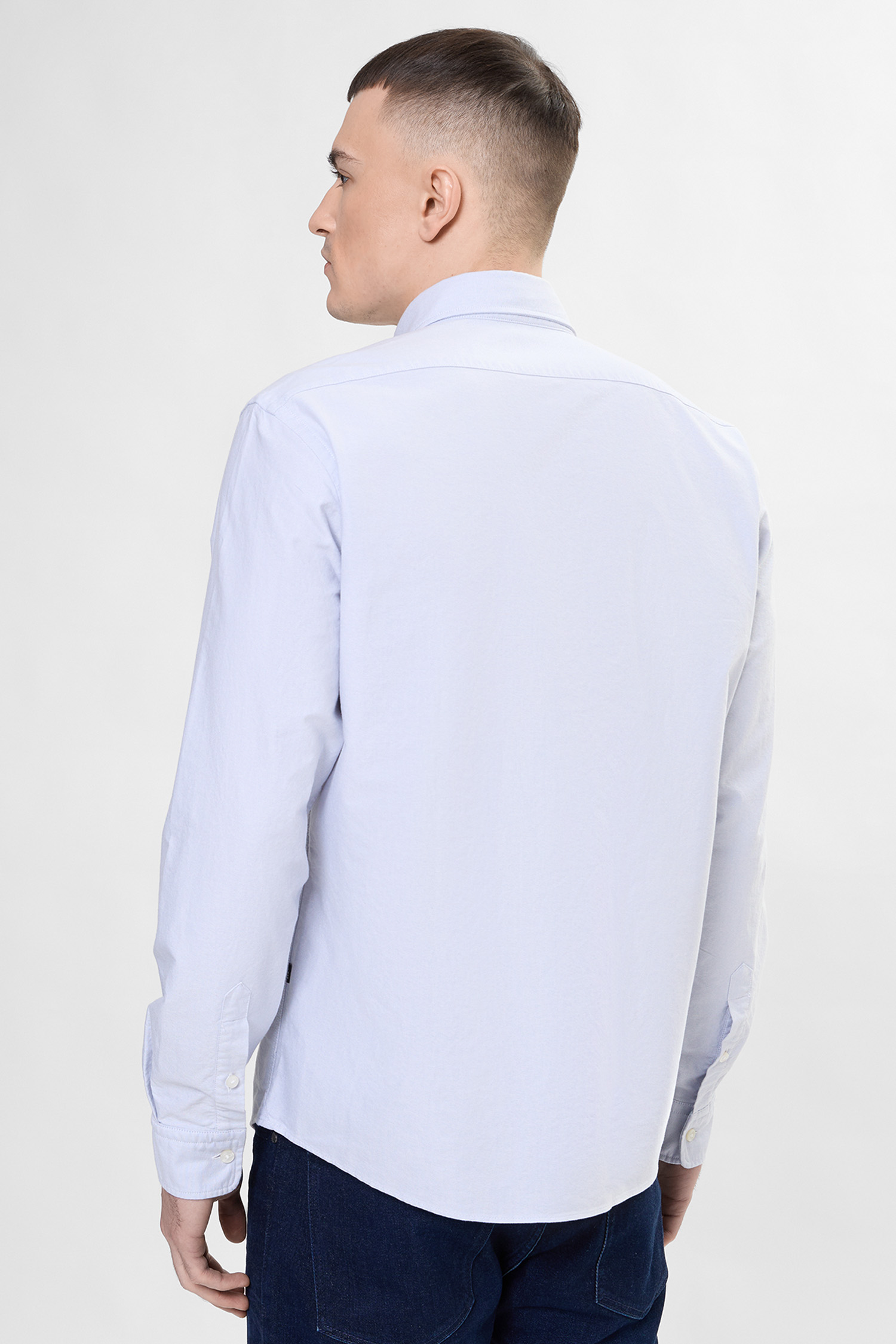 Чоловіча блакитна сорочка BOSS 50555966;531