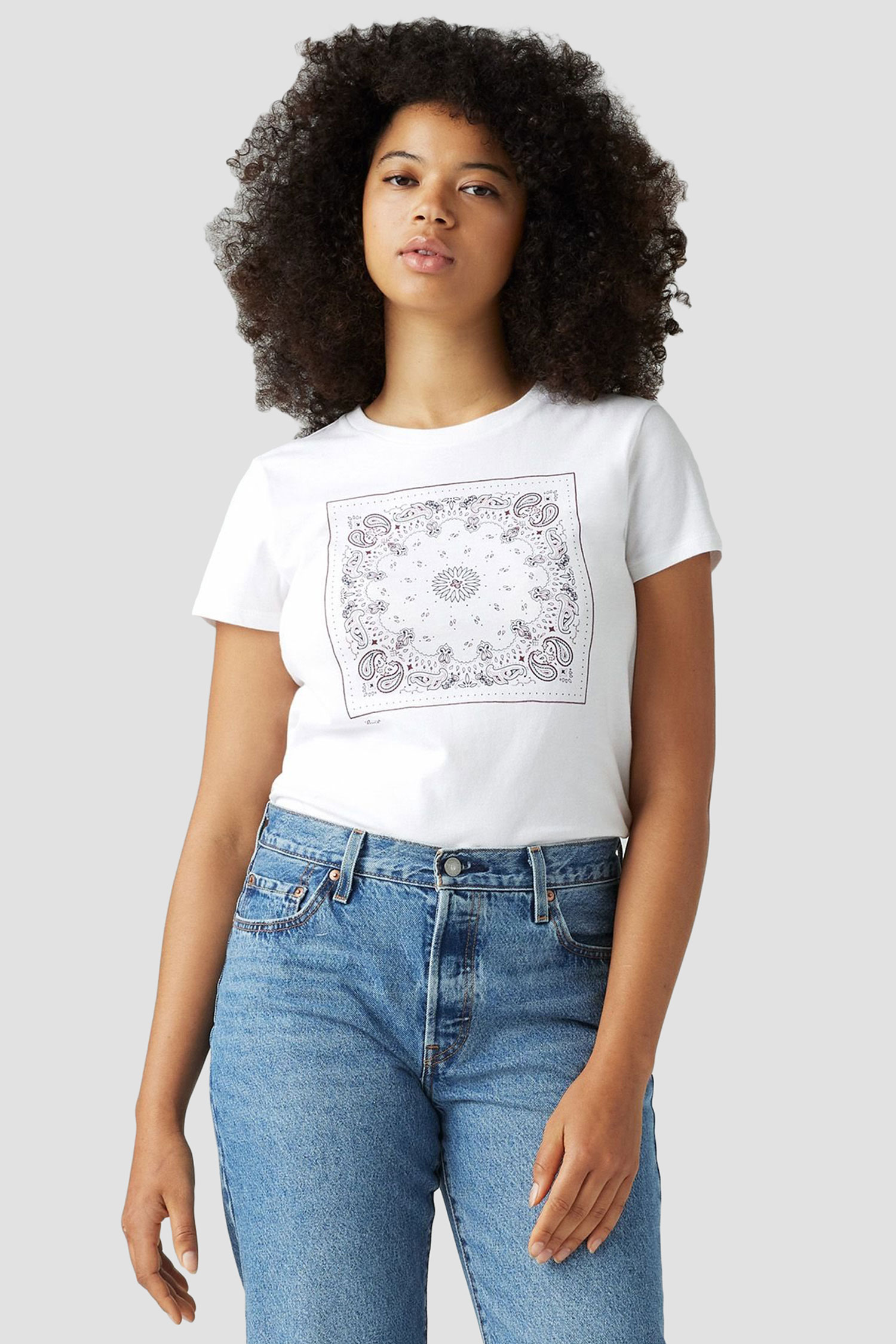 Женская белая футболка Levi’s® 17369;2797