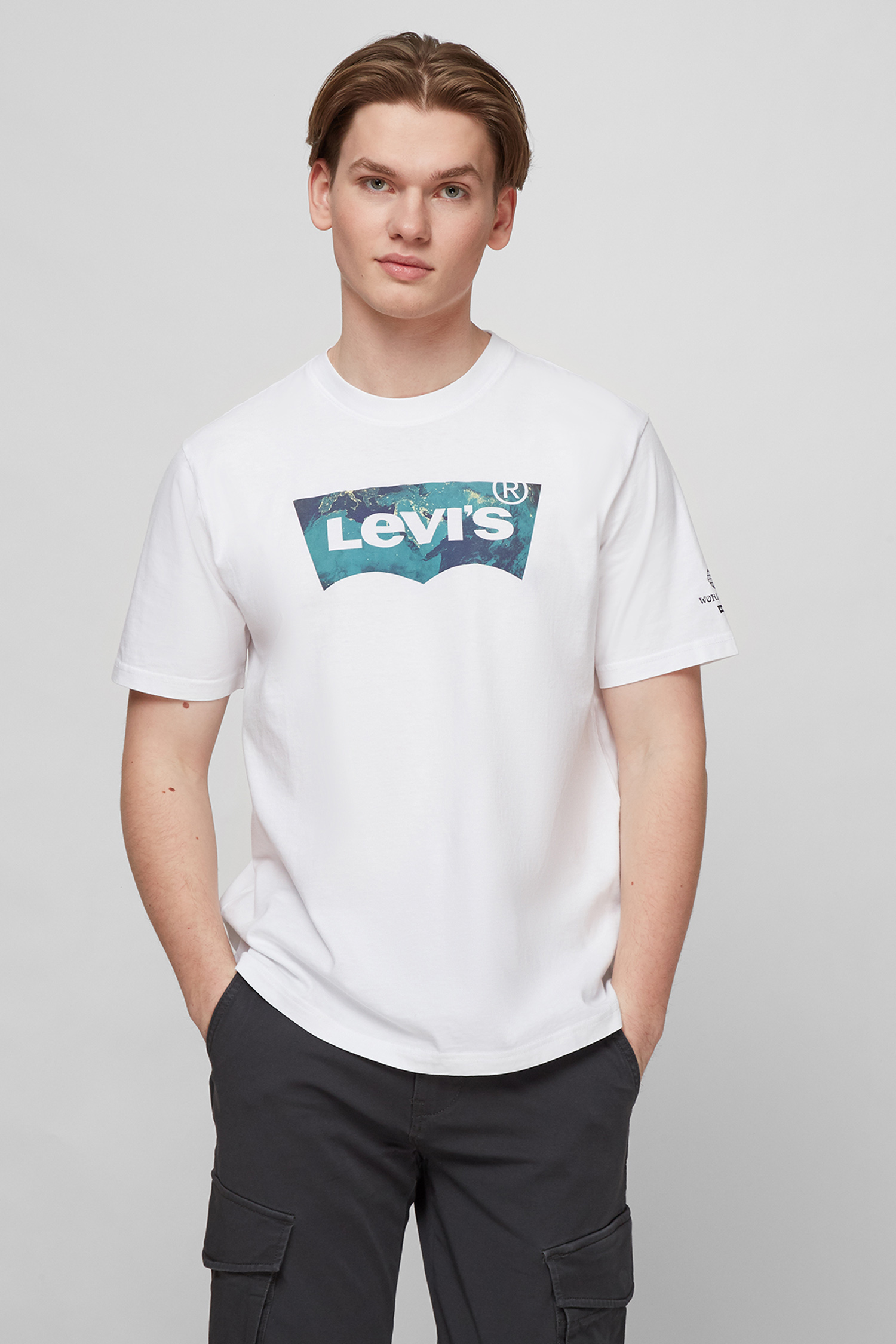Біла футболка для хлопців Levi’s® 16143;0437