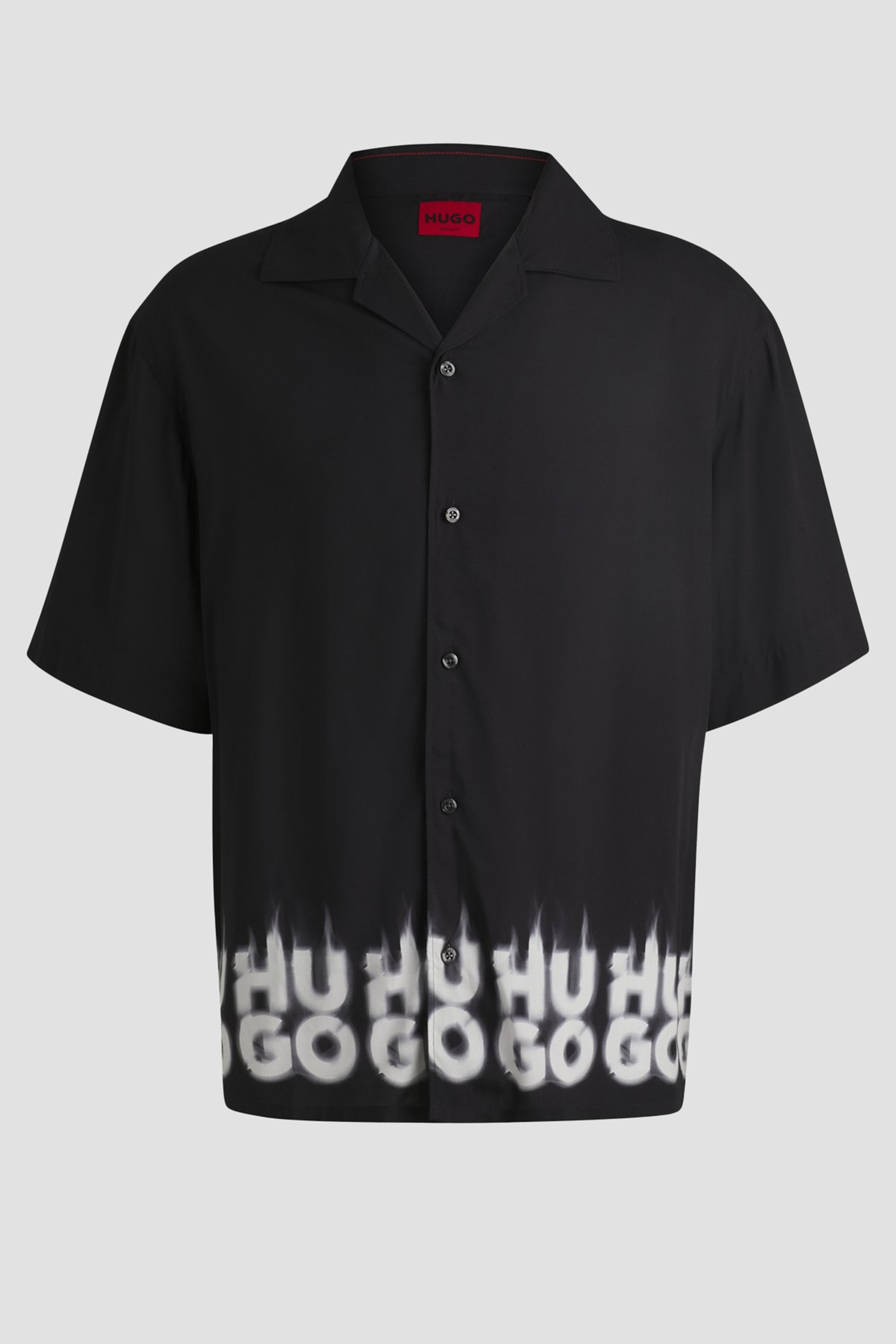 Мужская черная рубашка HUGO 50534254;001