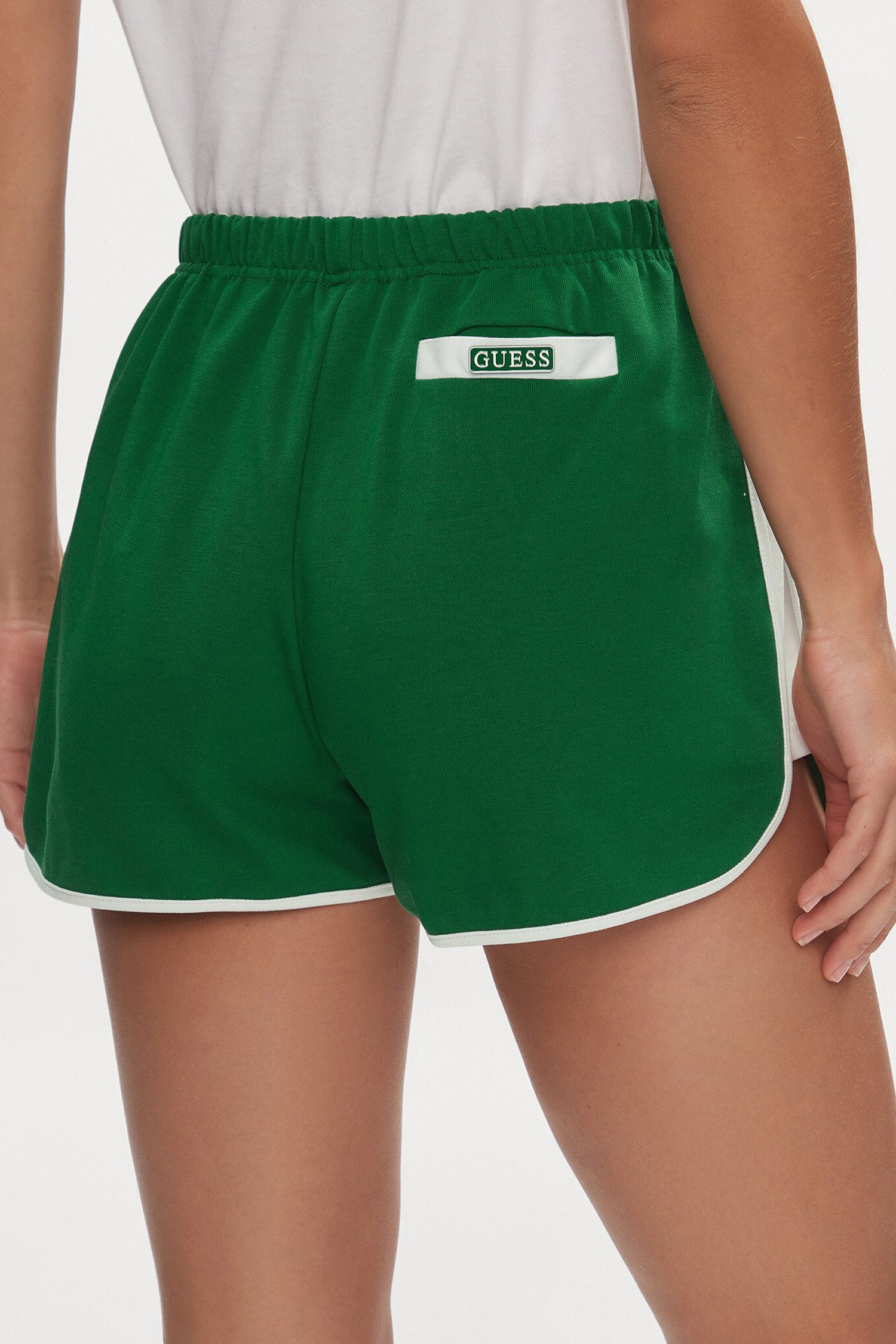 Женские зеленые шорты Guess V4GD05.KC5R0;G8FZ